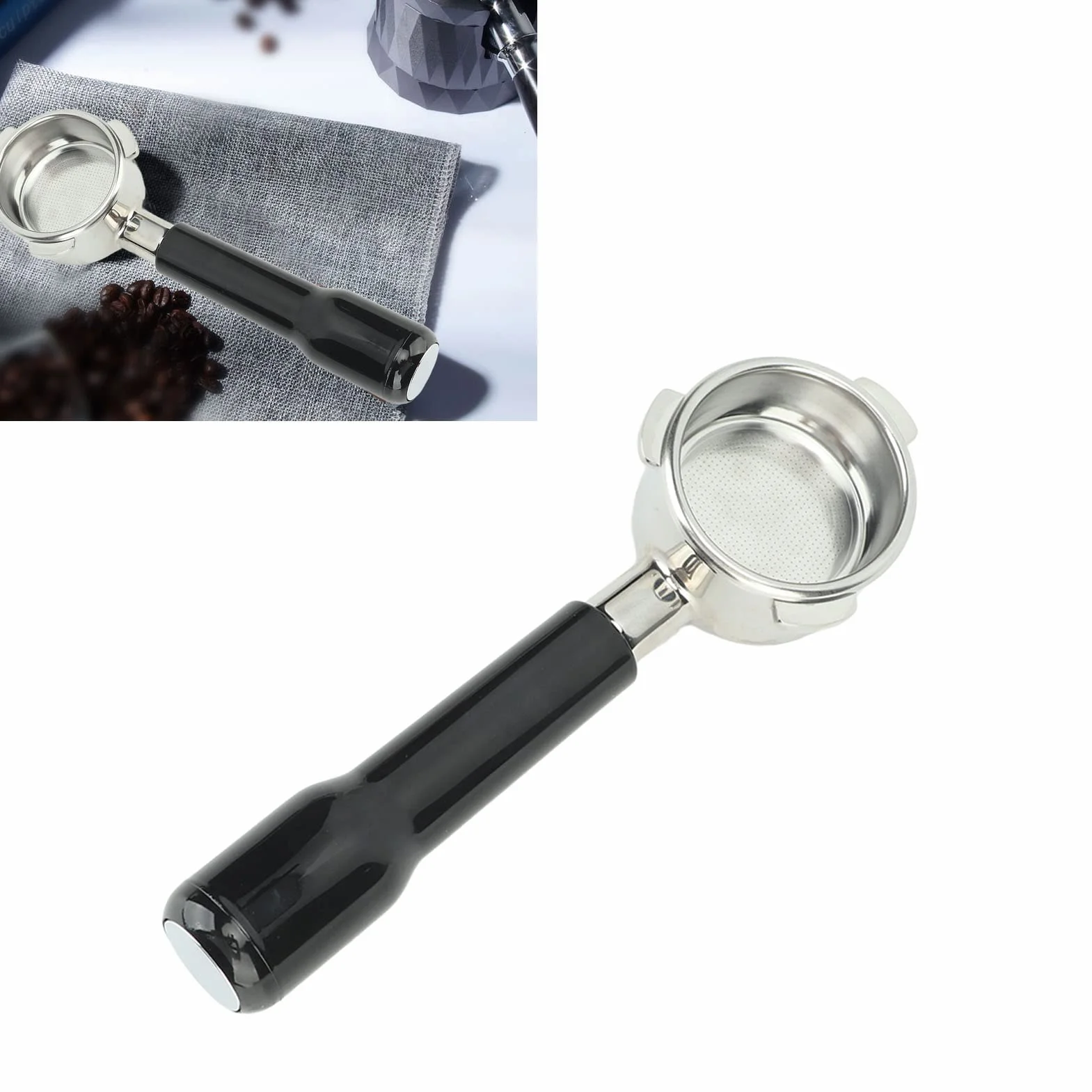 Filtr do Wody Stal Nierdzewna 304 54mm do Sage Serii 8, 870, 880 (C2 Czarny)