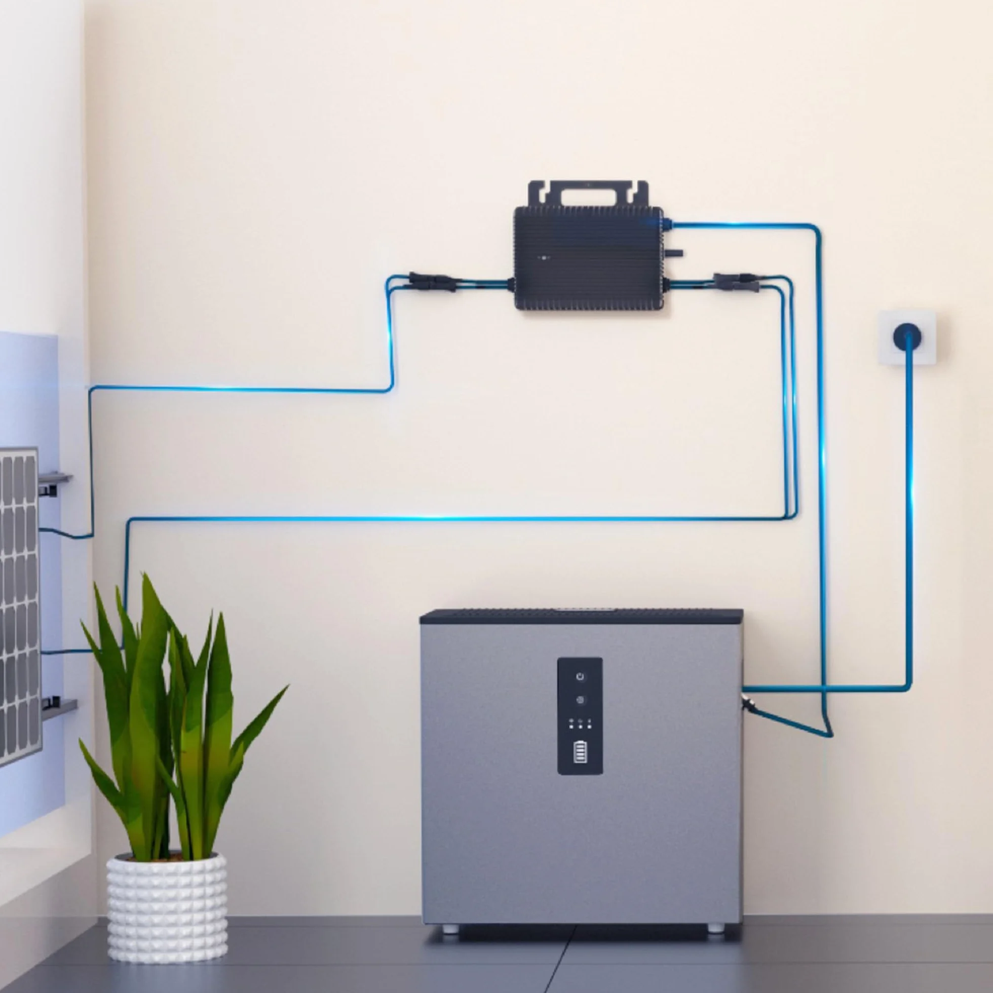Hoymiles MS-A2 bateria słoneczna 2240 Wh LiFePo4 akumulator solarny do elektrowni balkonowych