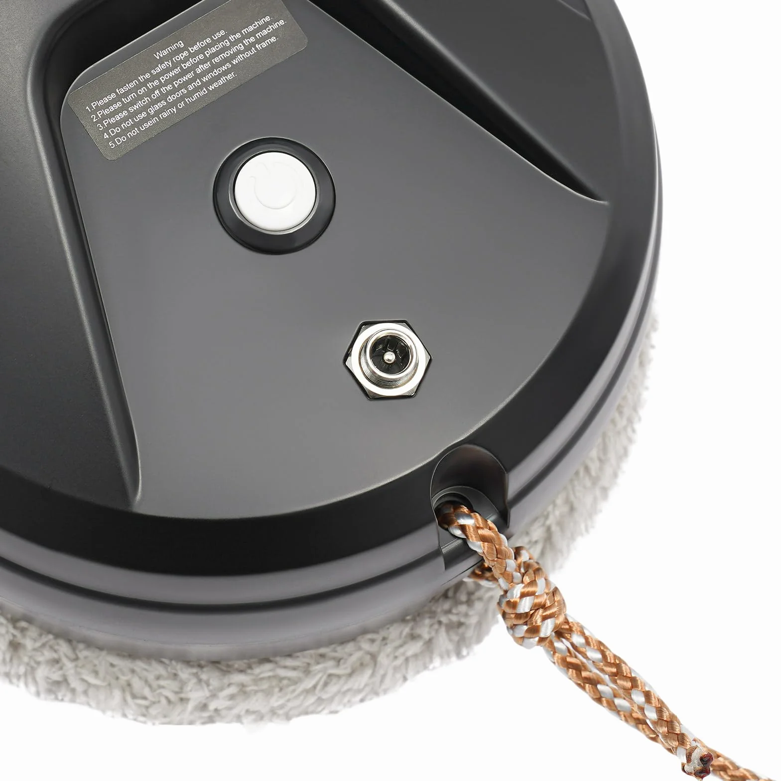 Robot do czyszczenia szyb Smart Elektryczny 2800Pa Super-moc ssąca Myjka szyb z 10*ręcznikami do czyszczenia Automatyczny do czyszczenia szyb wewnętrznych i zewnętrznych na wszystkich gładkich