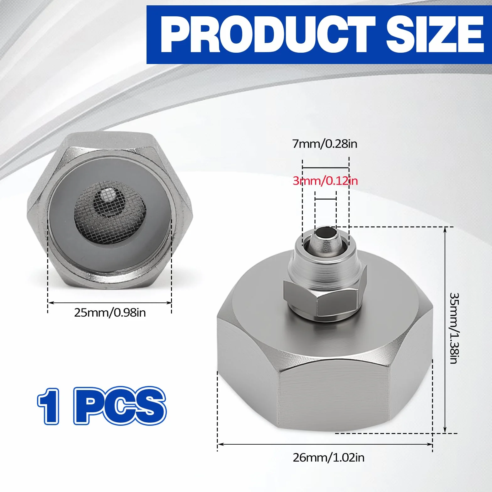 Adapter przyłączeniowy sanitarny do lodówki filtra wody, gniazdo 3/4" na przyłącze 1/4", kompatybilny z lodówkami w Niemczech, lodówkami i zamrażarkami, adapter węża