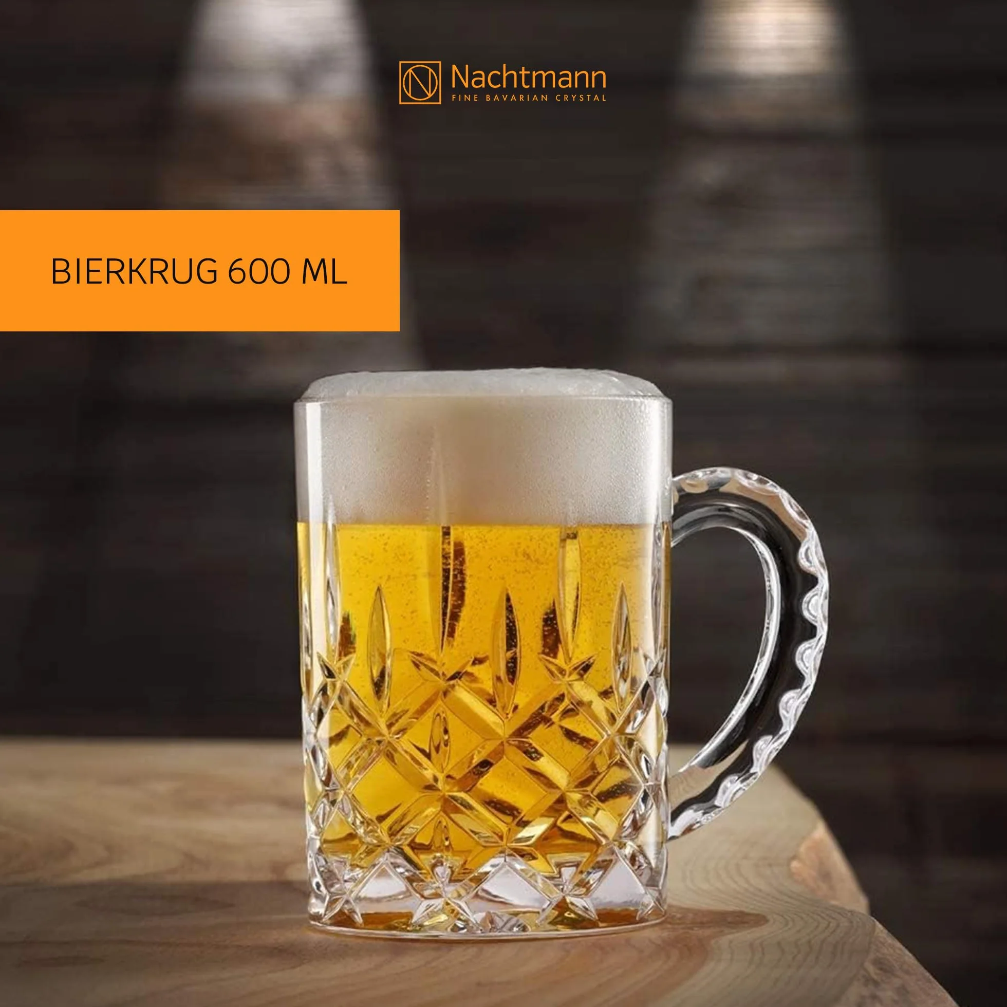 Spiegelau & Nachtmann Noblesse Kufel do Piwa 600 ml Szkło Przezroczysty