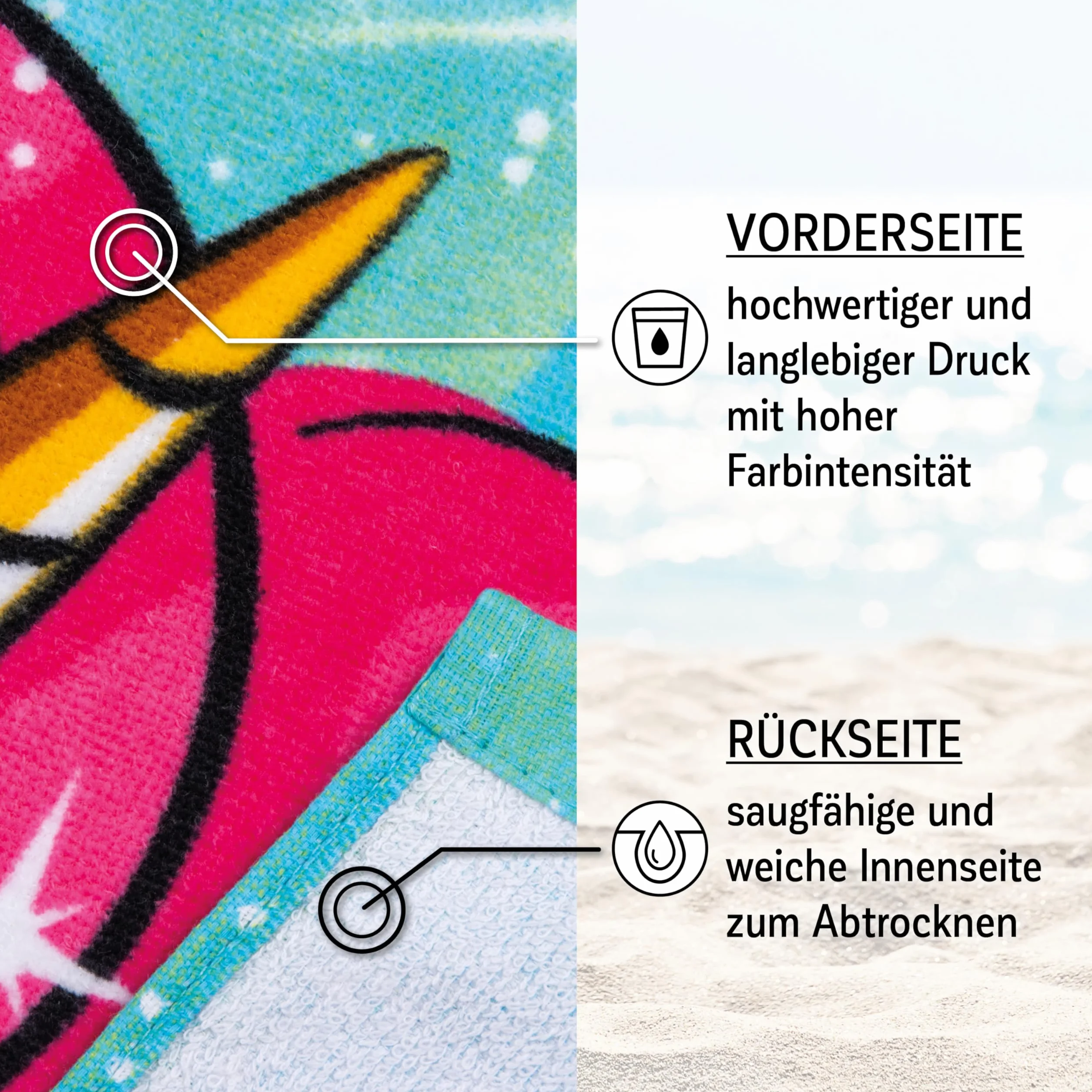 Ręcznik jednorożec 70x140cm dla dzieci dziewczynki 100% bawełna, ręcznik kąpielowy, ręcznik plażowy, ręcznik do plaży, jednorożec, miękki, szybkoschnący, delikatny, koń