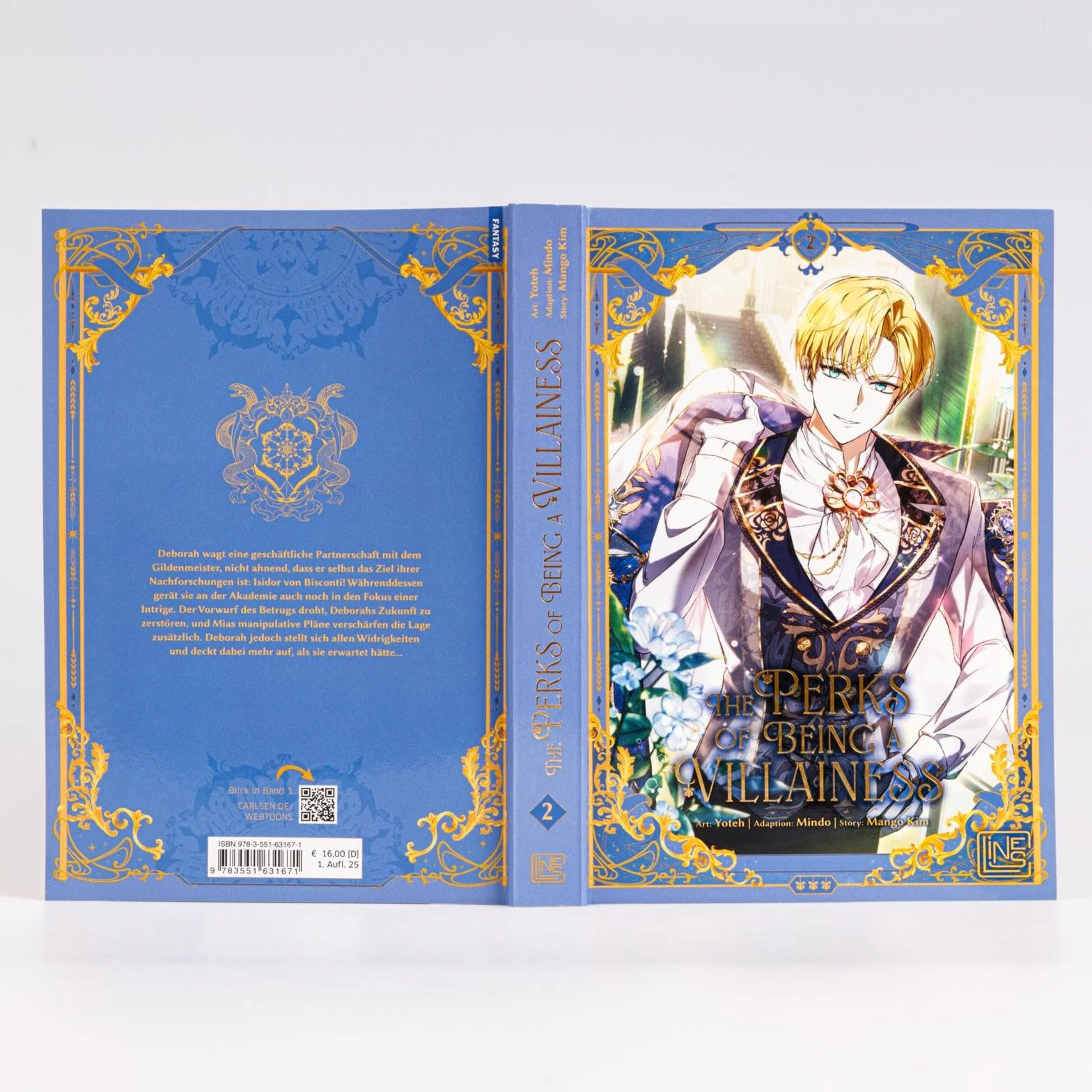The Perks of Being a Villainess 2: Humorvoller Romantasy-Manhwa über eine Frau, die als Roman¿Bösewichtin wiedergeboren wird - limitierte Auflage mit Photocard