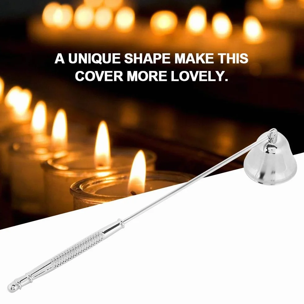 MAGT Candle Snuffer 1 sztuka moda ze stali nierdzewnej w kształcie dzwonka do świeczek w kształcie knota Snuffer pokrywa narzędzie ręczne cztery kolory do wyboru