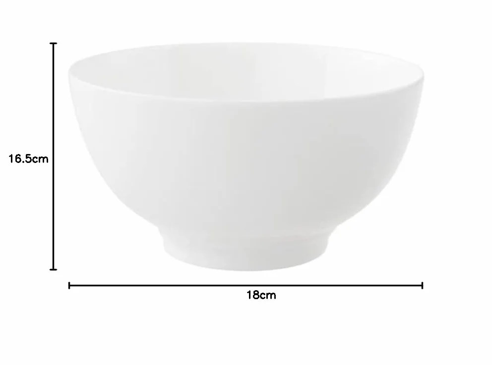 Villeroy und Boch - Royal miska, 750 ml, 15 cm, stylowo serwować i cieszyć się, porcelana premium, nadaje się do mycia w zmywarce, do kuchenki mikrofalowej, biała