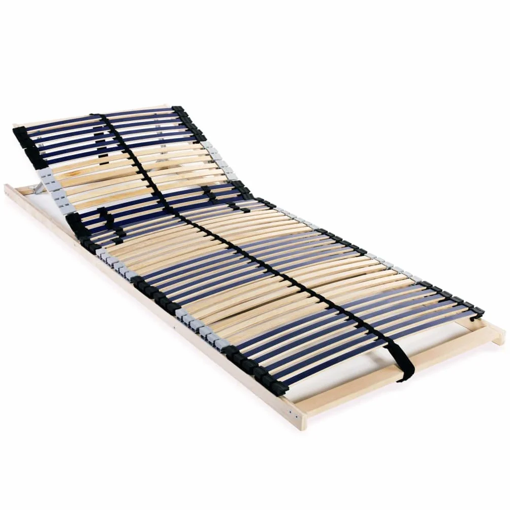 vidaXL Stelaż do łóżka z 42 listwami, 7 stref, 90 x 200 cm