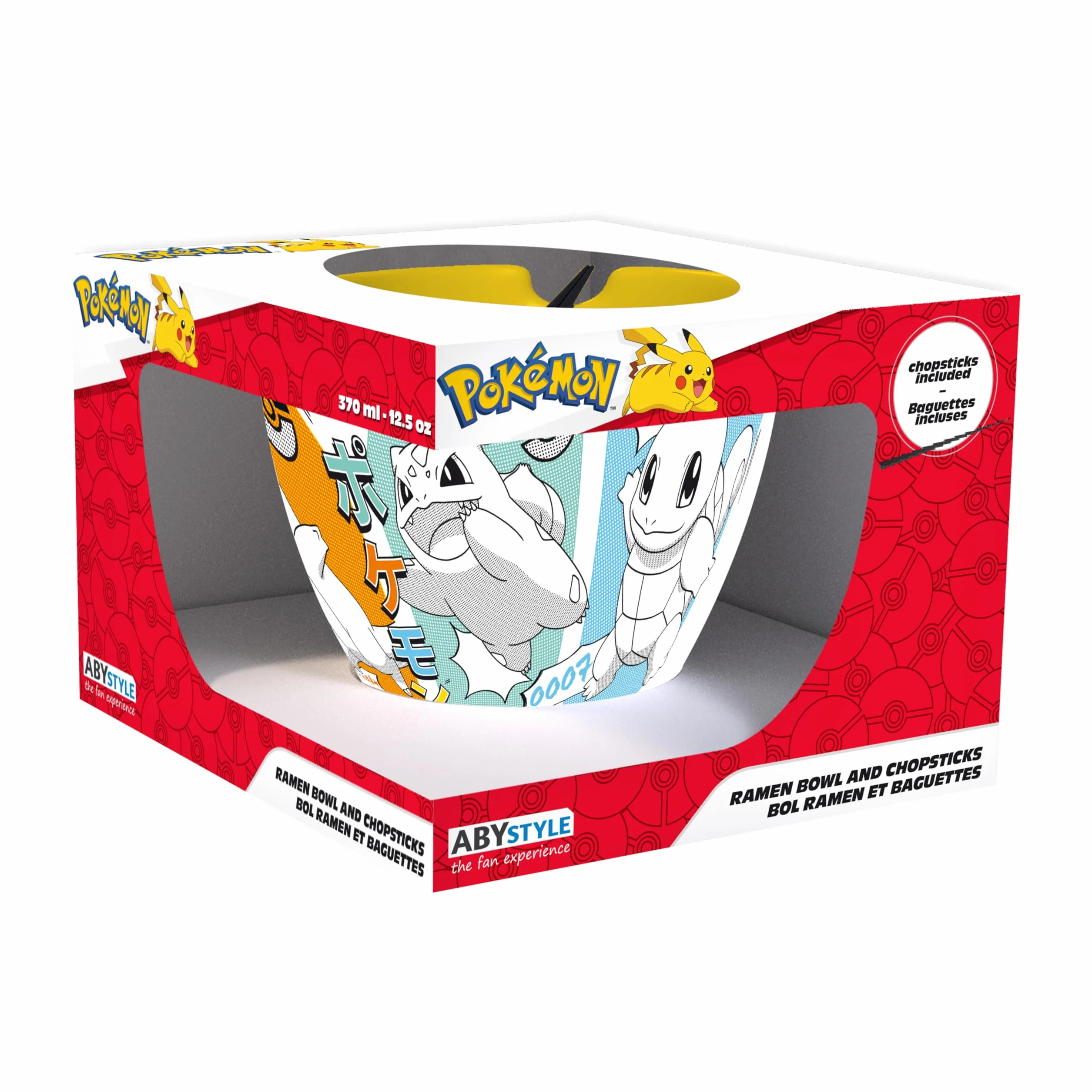 Merchandising Pokemon: ABYStyle - Ramen Bowl With Chopsticks - Starters Manga