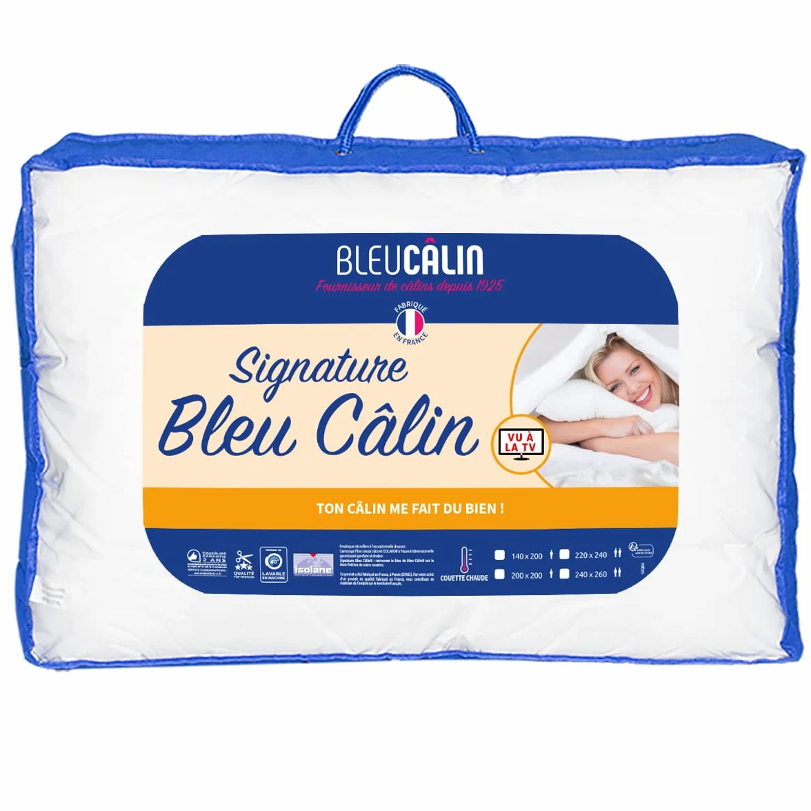 Couette La Bleu Câlin, Douce, Blanc, 140x200 cm, KBC35I1400 0