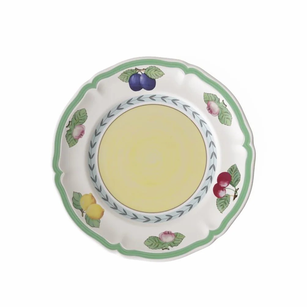 Villeroy & Boch Talerz na chleb, porcelana, biały/wielokolorowy 1022812660, 17 cm