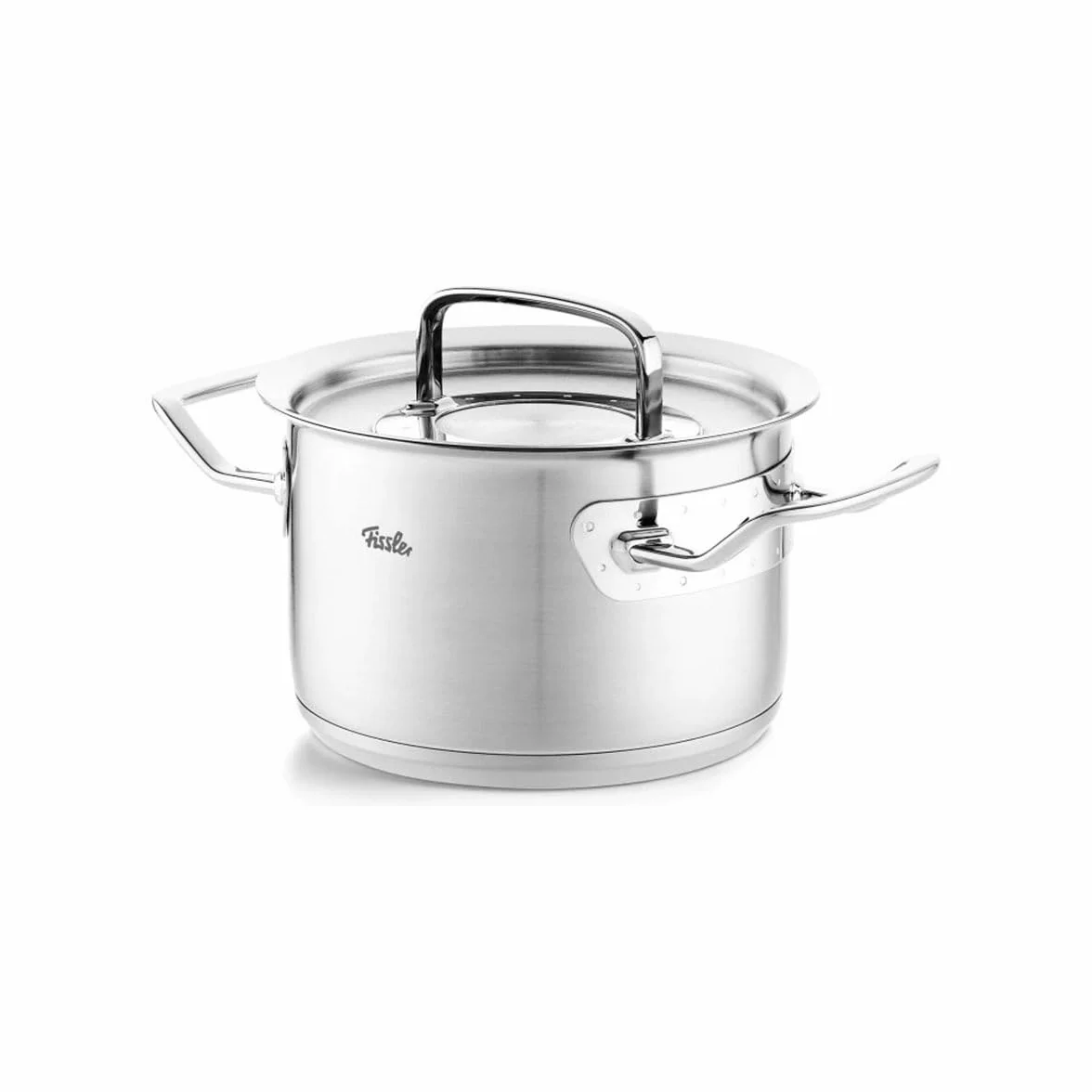 Fissler Oryginalny garnek Profi Collection/garnek do gotowania ze stali nierdzewnej (Ø 20 cm, 4 l) garnki z metalową pokrywką, skala wewnętrzna, Made in Germany - indukcja