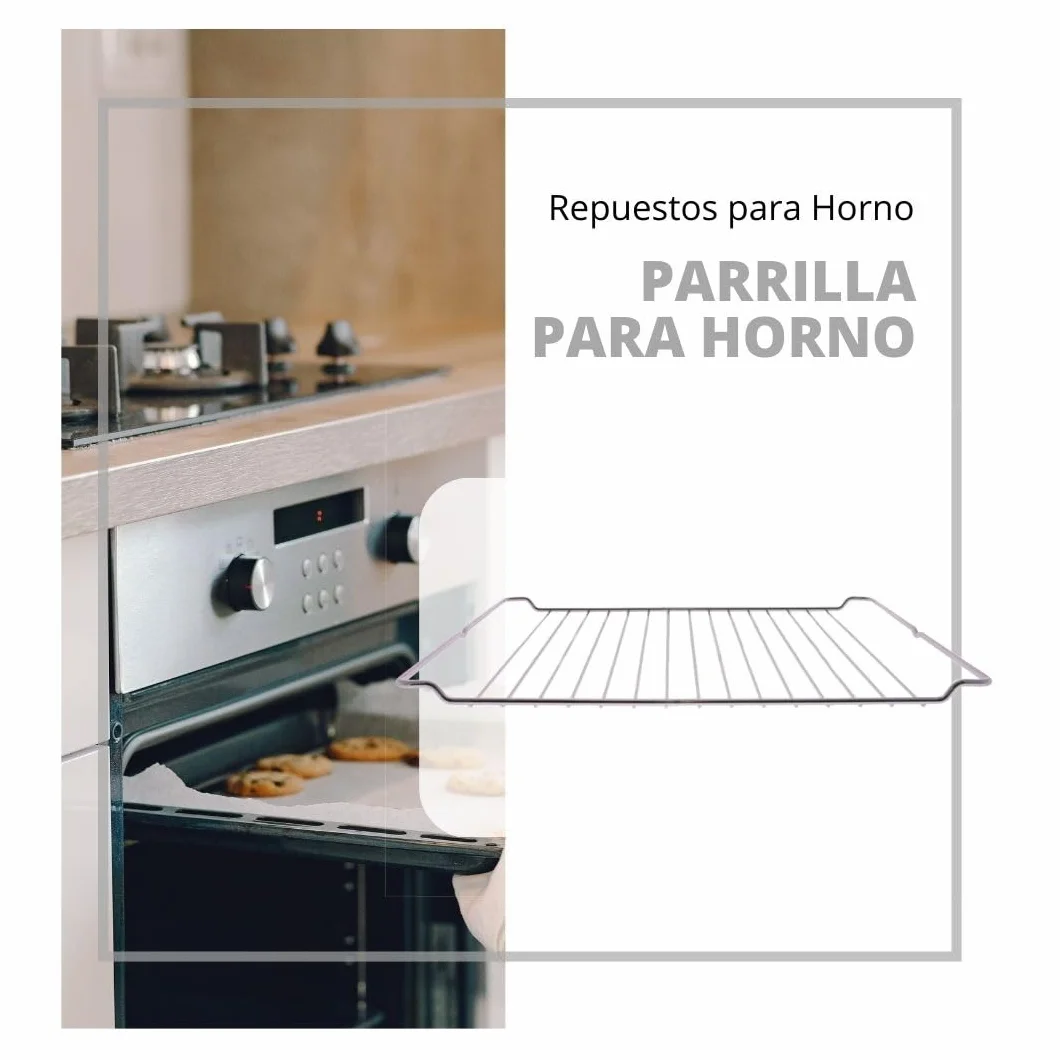 460 x 370 x 25 mm uniwersalny ruszt do pieczenia/kratka do piekarnika/ruszt do grillowania chromowany pasujący do BSH - Grupa: Bosch, Balay, Siemens Teilenr00574876, Teka HI 535 VR03