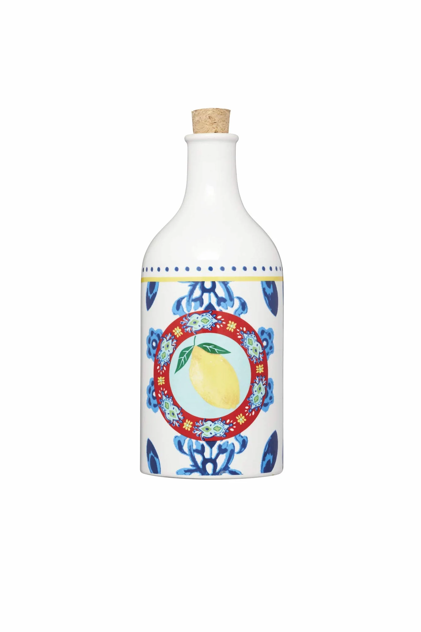 KitchenCraft World of Flavours zestaw butelek na ocet i olej, ceramiczny, wielokolorowy, 500 ml