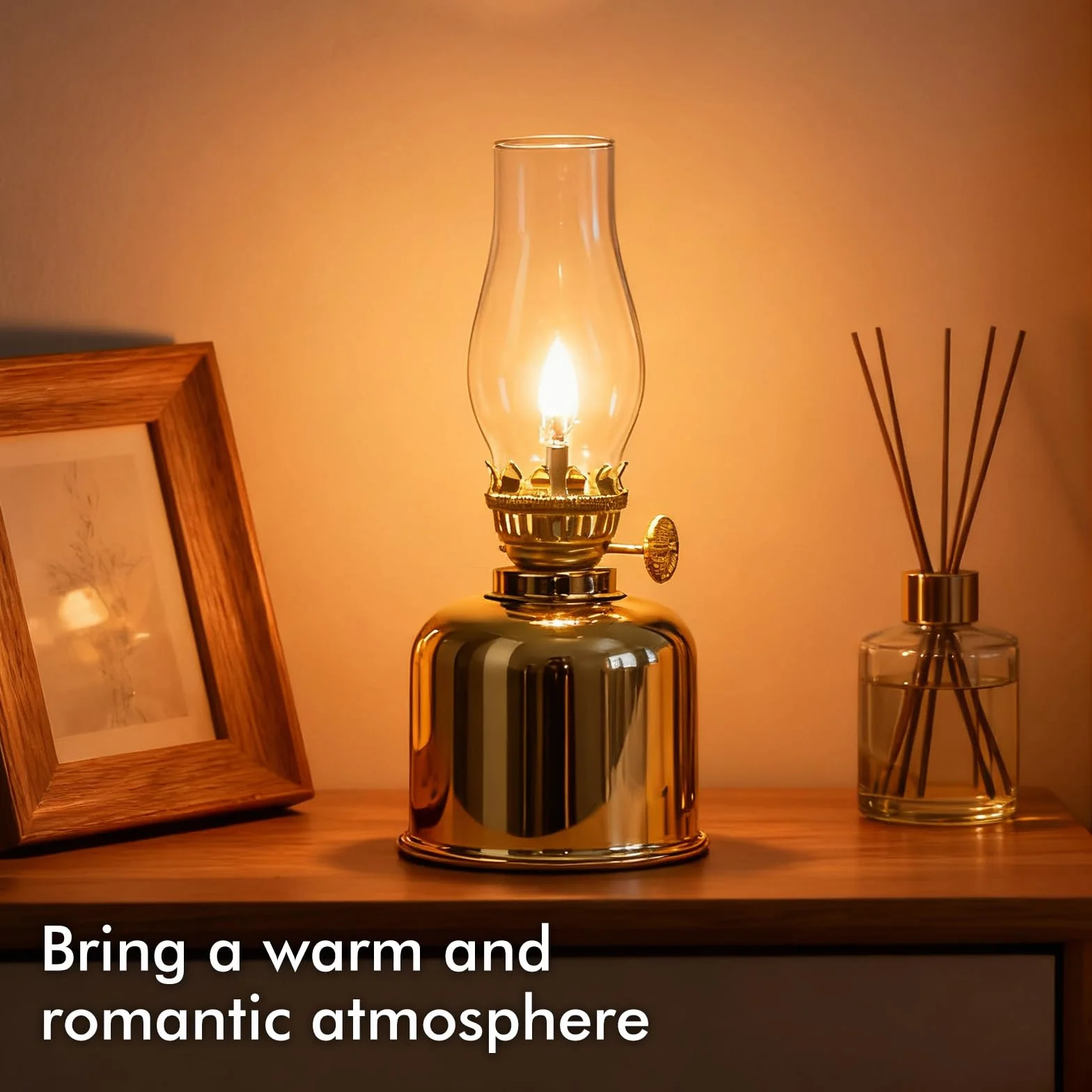 Lampa naftowa retro metalowa wodoodporna do wnętrz i ogrodu