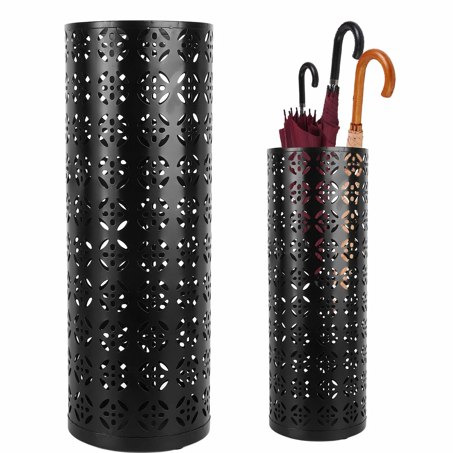 Uchwyt na Parasole Metalowy Stojak 70 x 55 x 45 cm do Przedpokoju