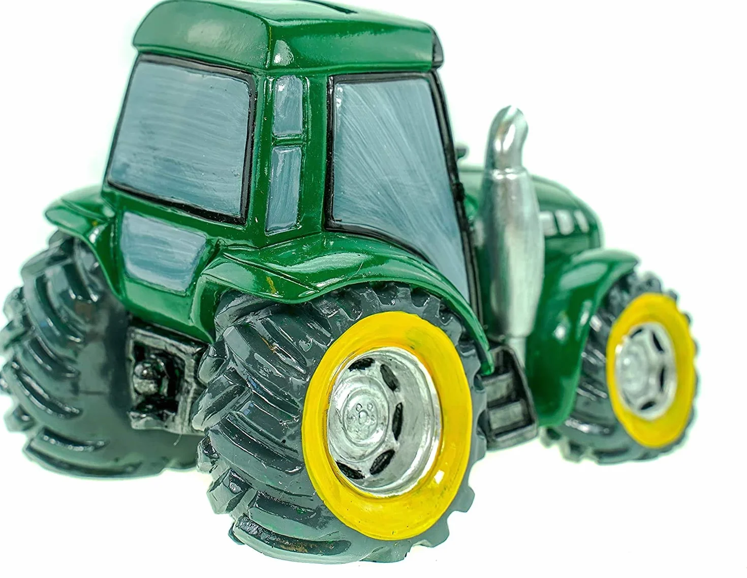 Skarbonka traktor zielona