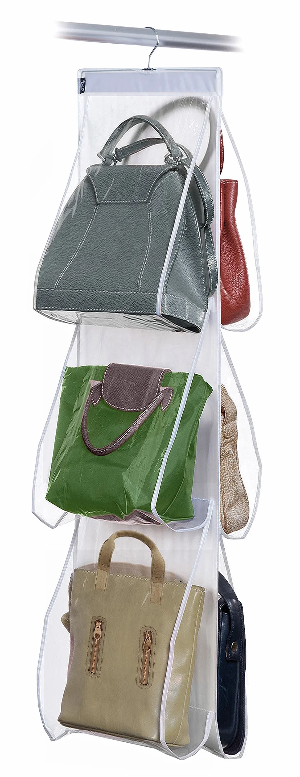 Domopak Organizer do torebki 36 x 120 cm, przezroczysty, polietylen/PEVA, 36 x 120 x 2 cm
