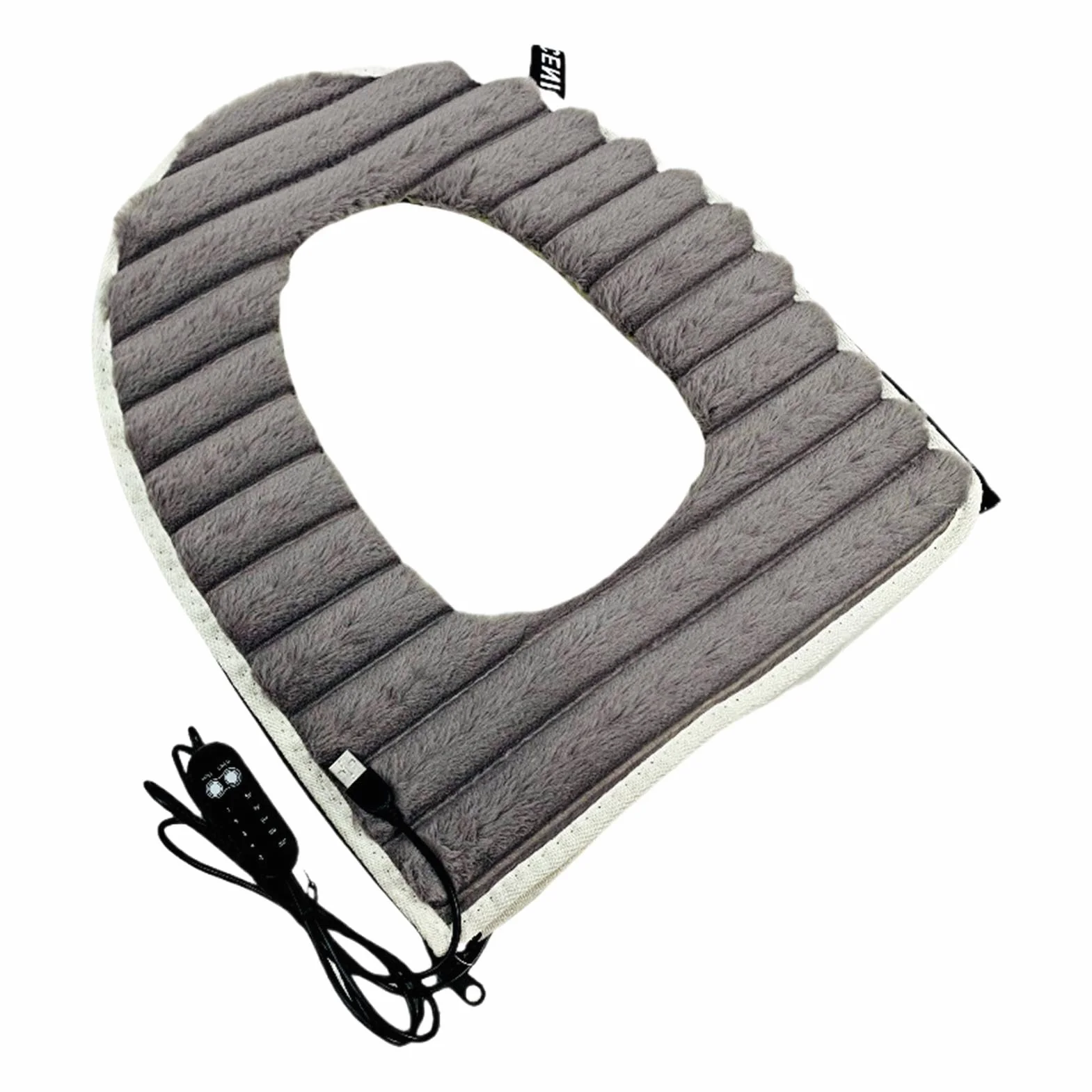 Deska sedesowa ogrzewana, podgrzewacz na deskę sedesową, regulowana osłona sedesu, USB deska sedesowa z regulowaną temperaturą 44 x 37 x 2 cm na zimowe wygody w łazience (1 sztuka)