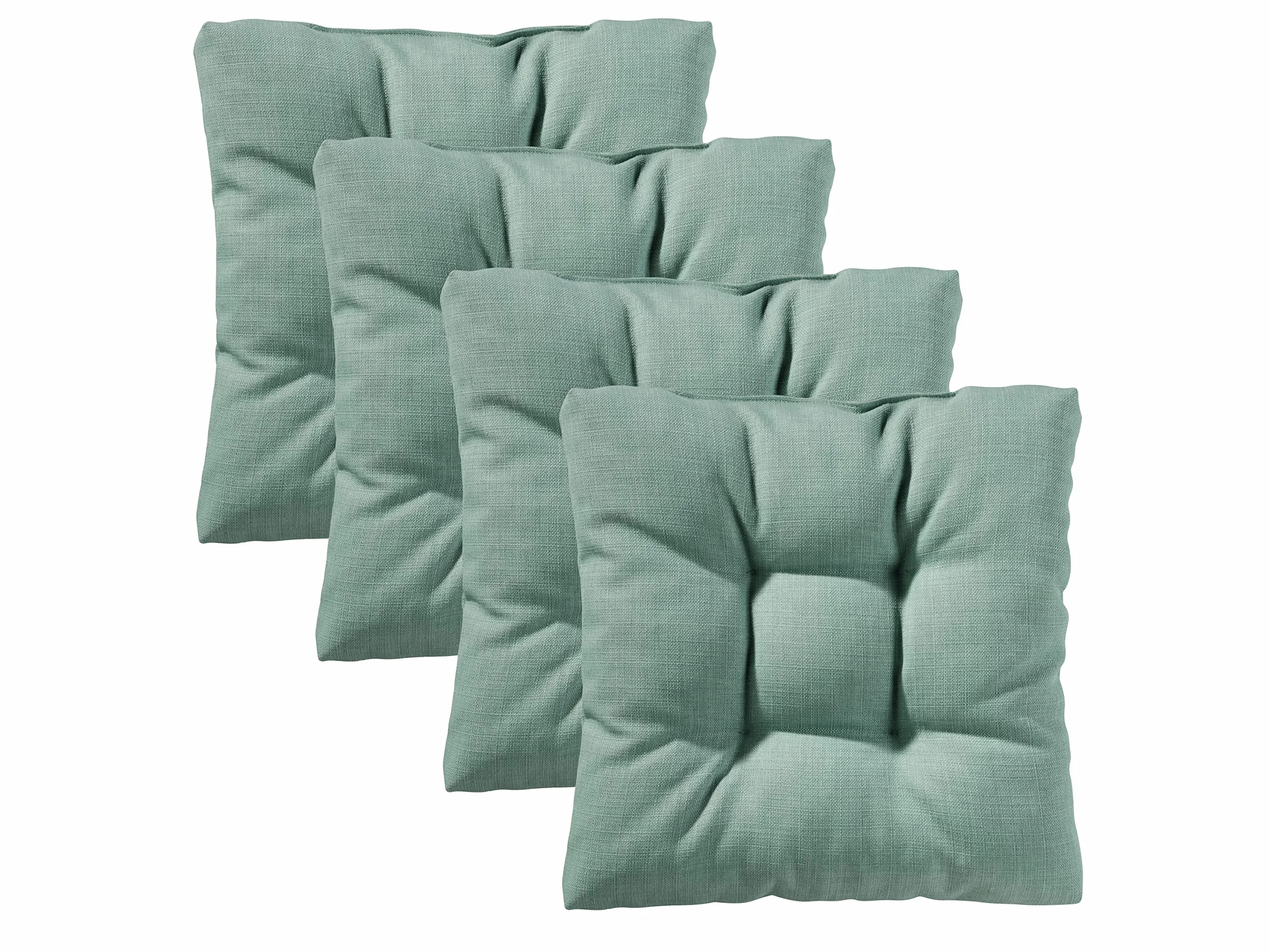 Traumnacht Poduszka na krzesło Cozy, Light Turquoise 40 x 40 x 6 cm, zestaw 4 szt