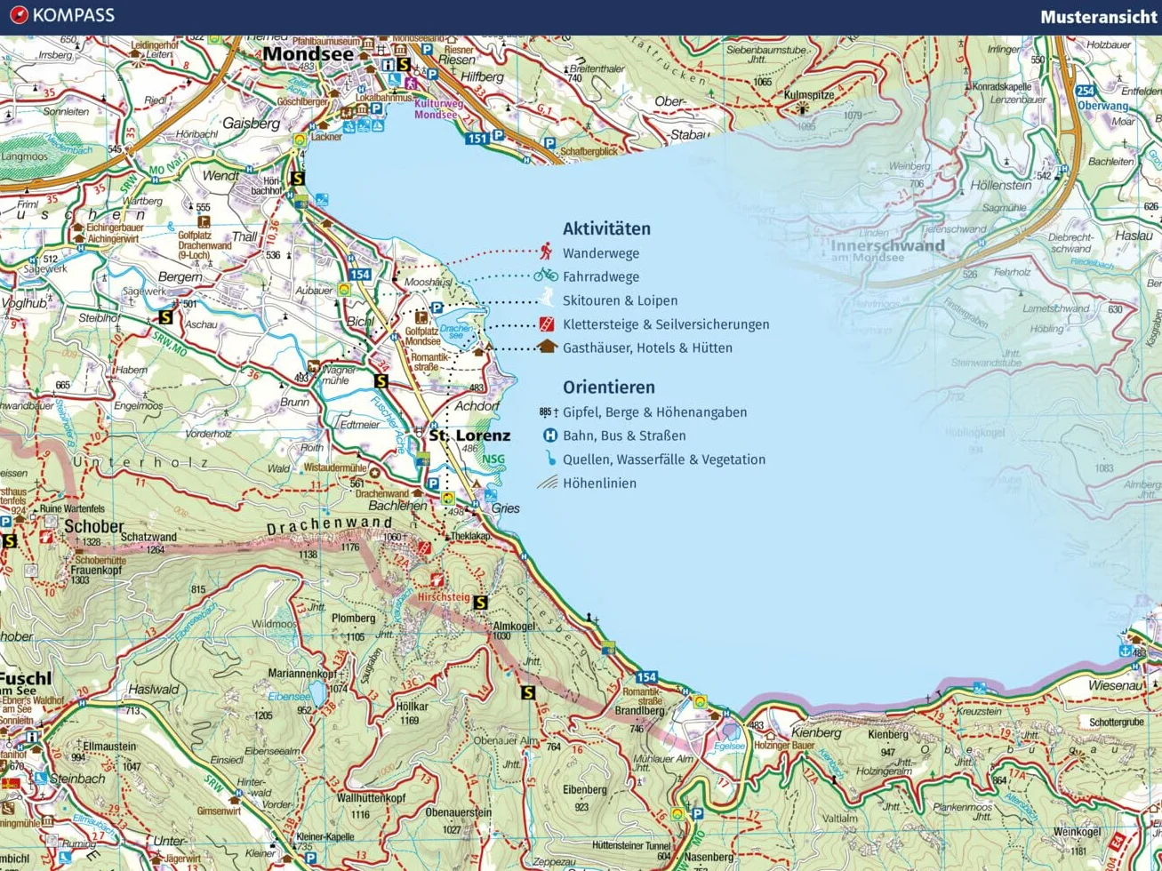 Insel Rügen: 4in1 Wanderkarte, mit Aktiv Guide und 1:25000 Karten, inklusive Kartenbereich zur offline Verwendung in der KOMPASS-App. Fahrradfahren. Reiten.: 737
