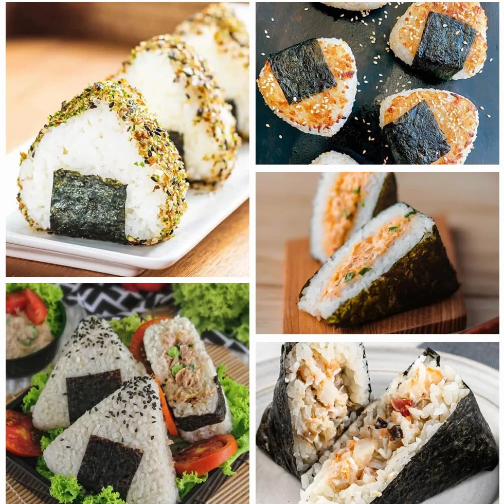 Trójkątne formy Onigiri do robienia sushi, różowe, tworzywo sztuczne, 136 ml, 3 x 9 x 8 cm, zestaw do samodzielnego wykonania sushi, forma do kulek ryżowych, narzędzie kuchenne