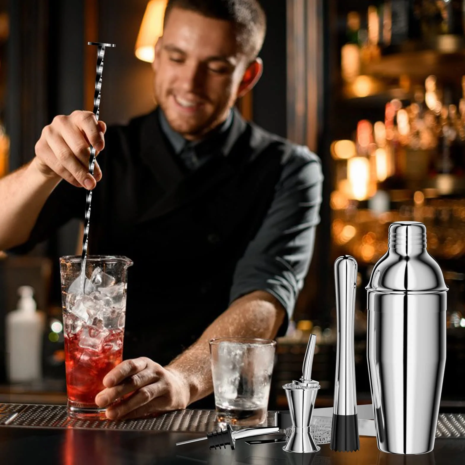 Newpop Zestaw shaker premium