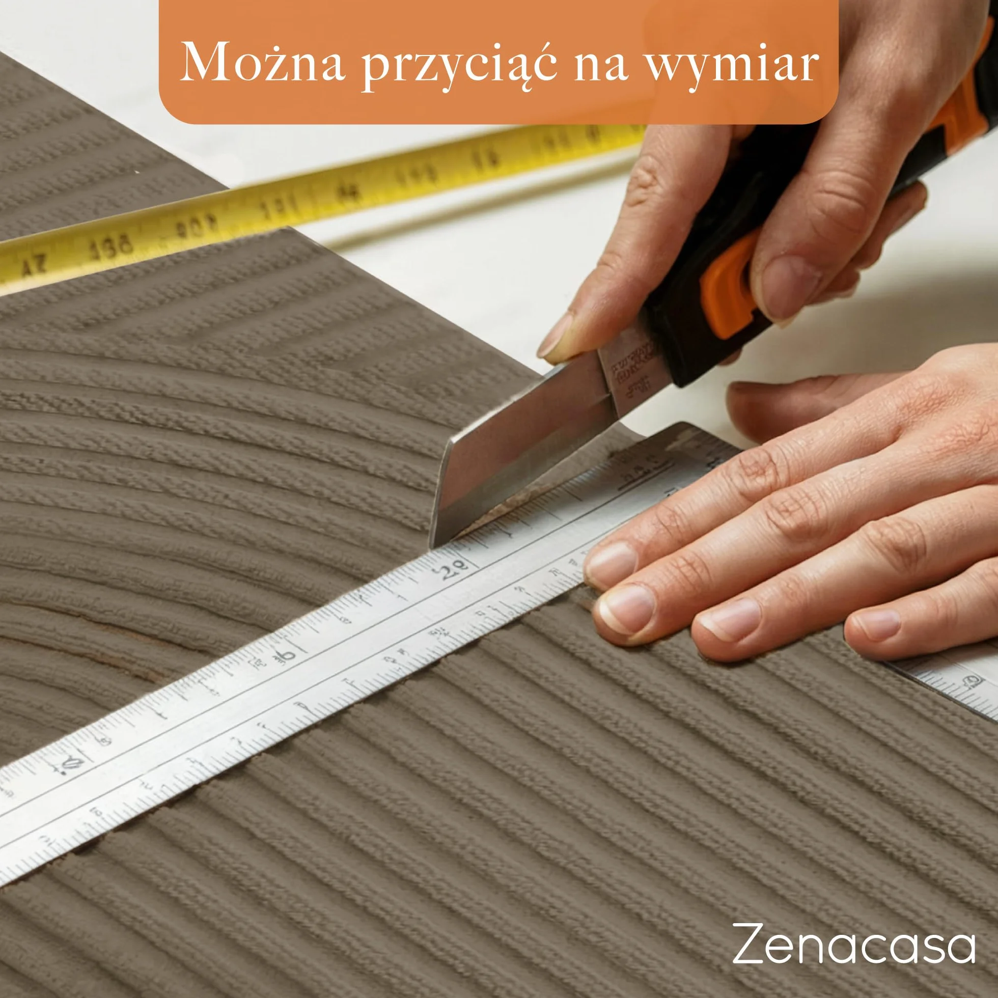 Mata wejściowa do wewnątrz i na zewnątrz 50x80 cm - Antypoślizgowa i chłonna mata wejściowa, certyfikat Oeko-Tex - Zatrzymuje brud i wilgoć - Można prać w pralce - Wzór tęczy - Brązowy