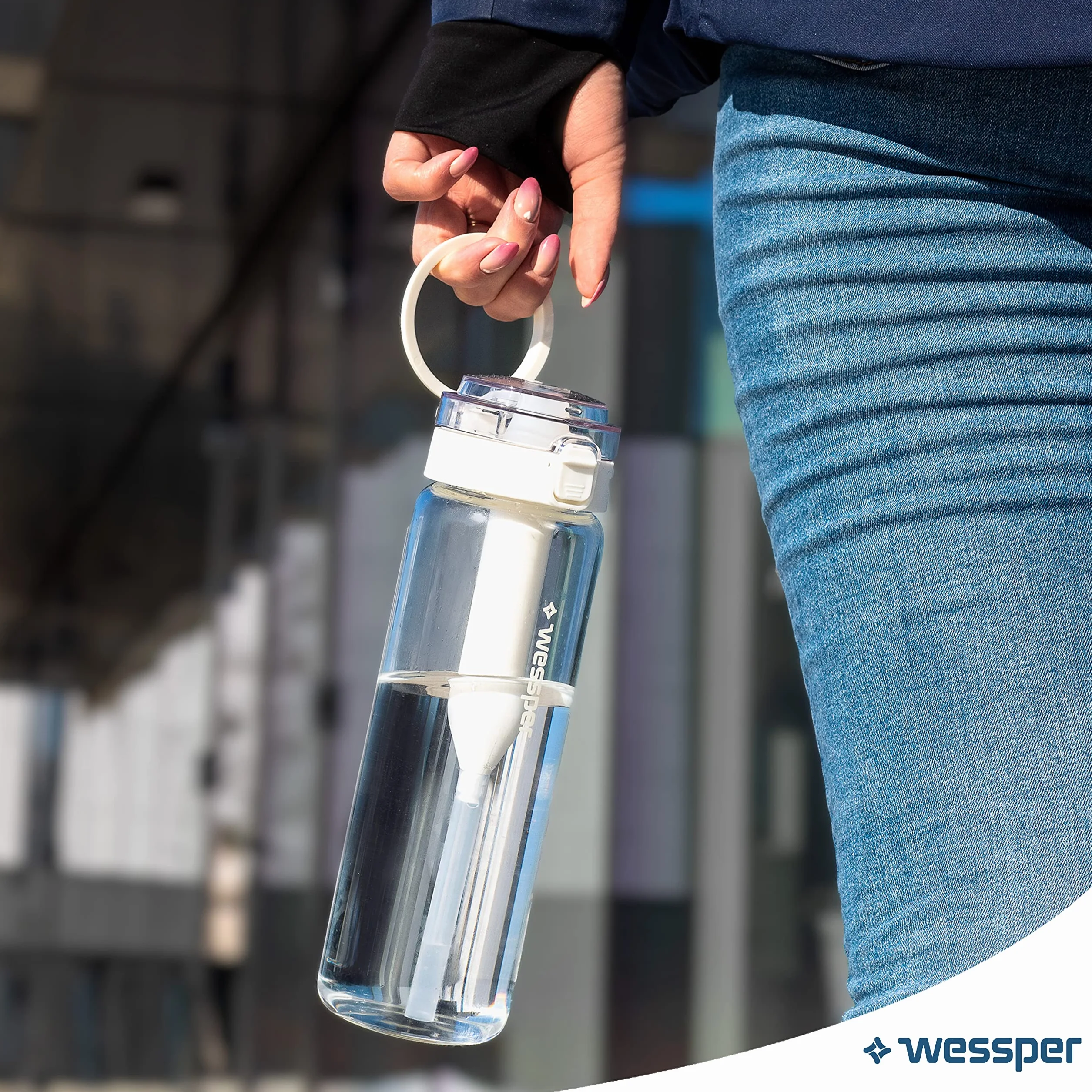 Butelka do picia ze szkła 680 ml z filtrem do wody WESSPER