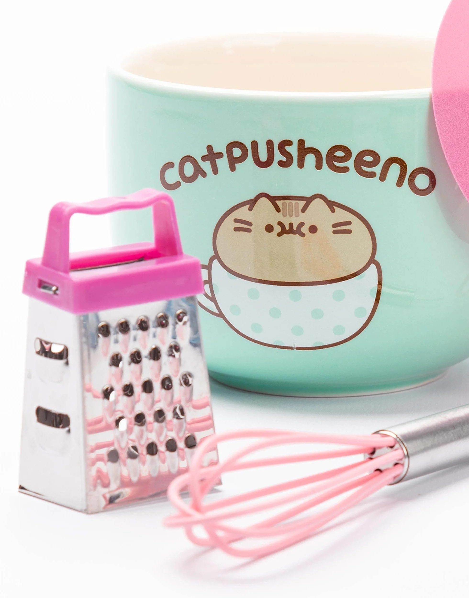Kubek Catpusheeno Kot Pusheen Wzornik Kawa Tarka Cappuccino Zestaw Cup 17 Oz