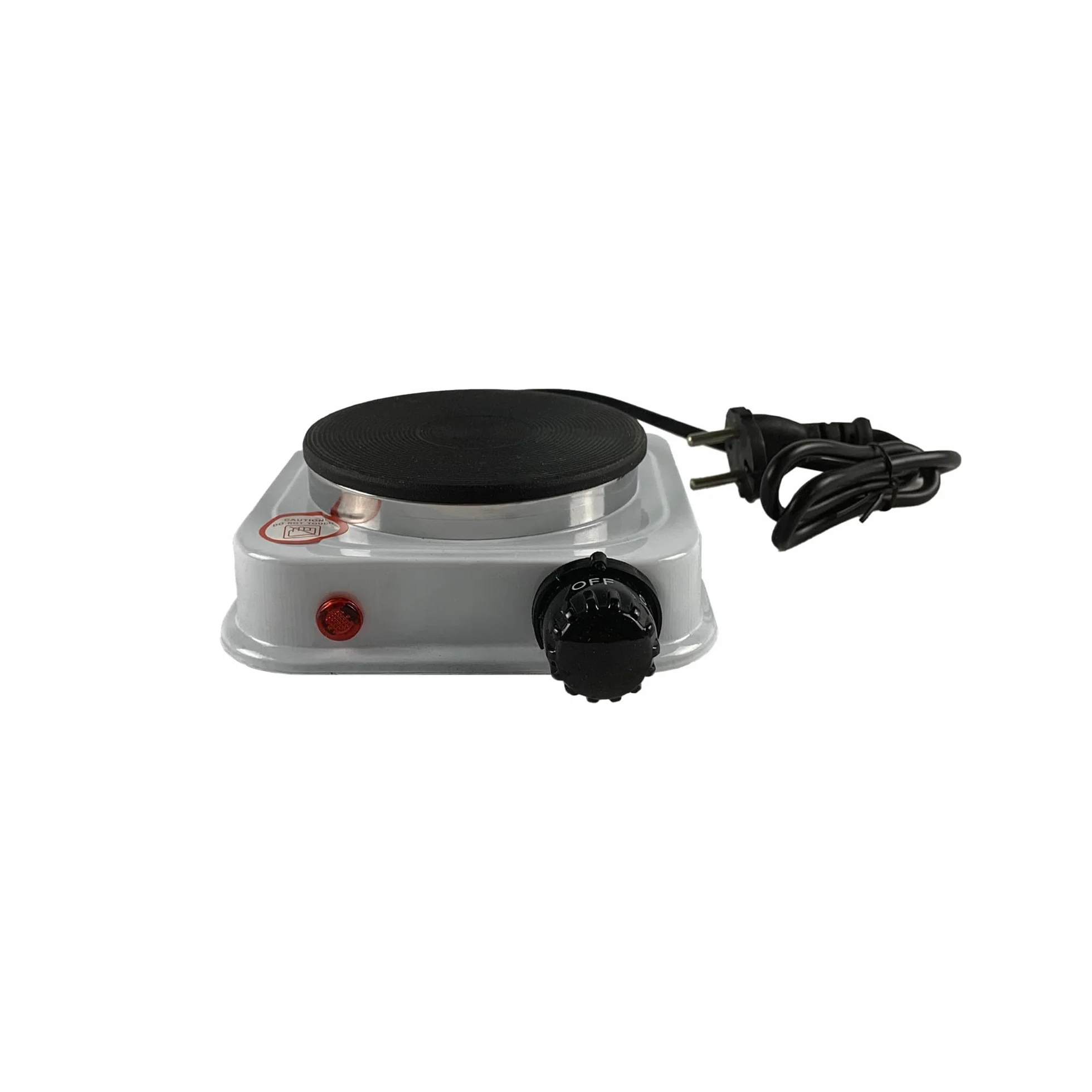 Mini Kuchenka Elektryczna 500W Żeliwa Płyta Podróży Camping 108 mm