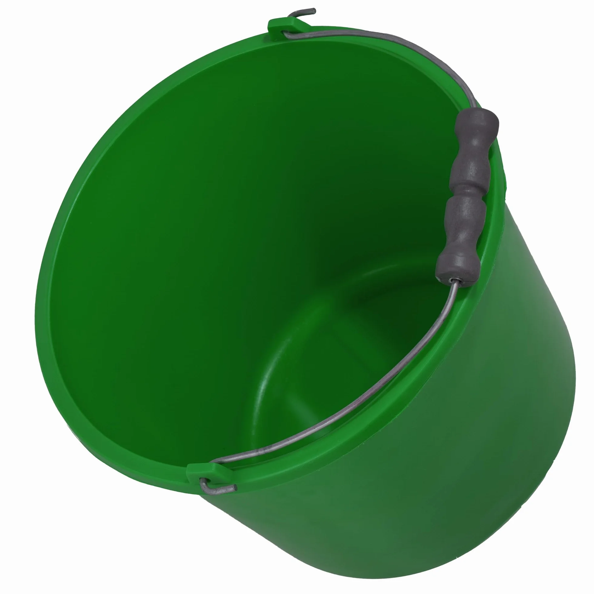 WIADRO BUDOWLANE GOSPODARCZE KOLOROWE 20L WIADERKO WIADRA 5 SZT Okrągłe Wiadro Mocne Plastikowe Wiaderko na Budowę, do Domu, Ogrodu Pojemnik z Metalową Rączką