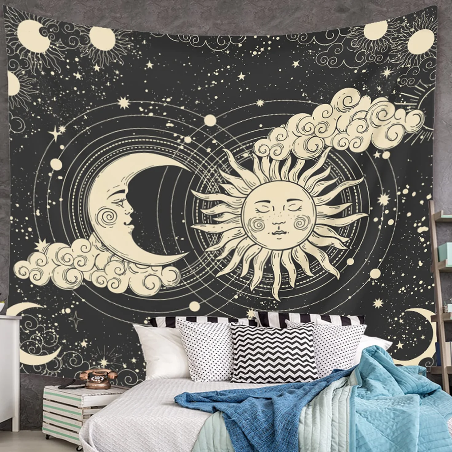 Arawat Tapestry Sun Moon Wall Hanging 180x230cm