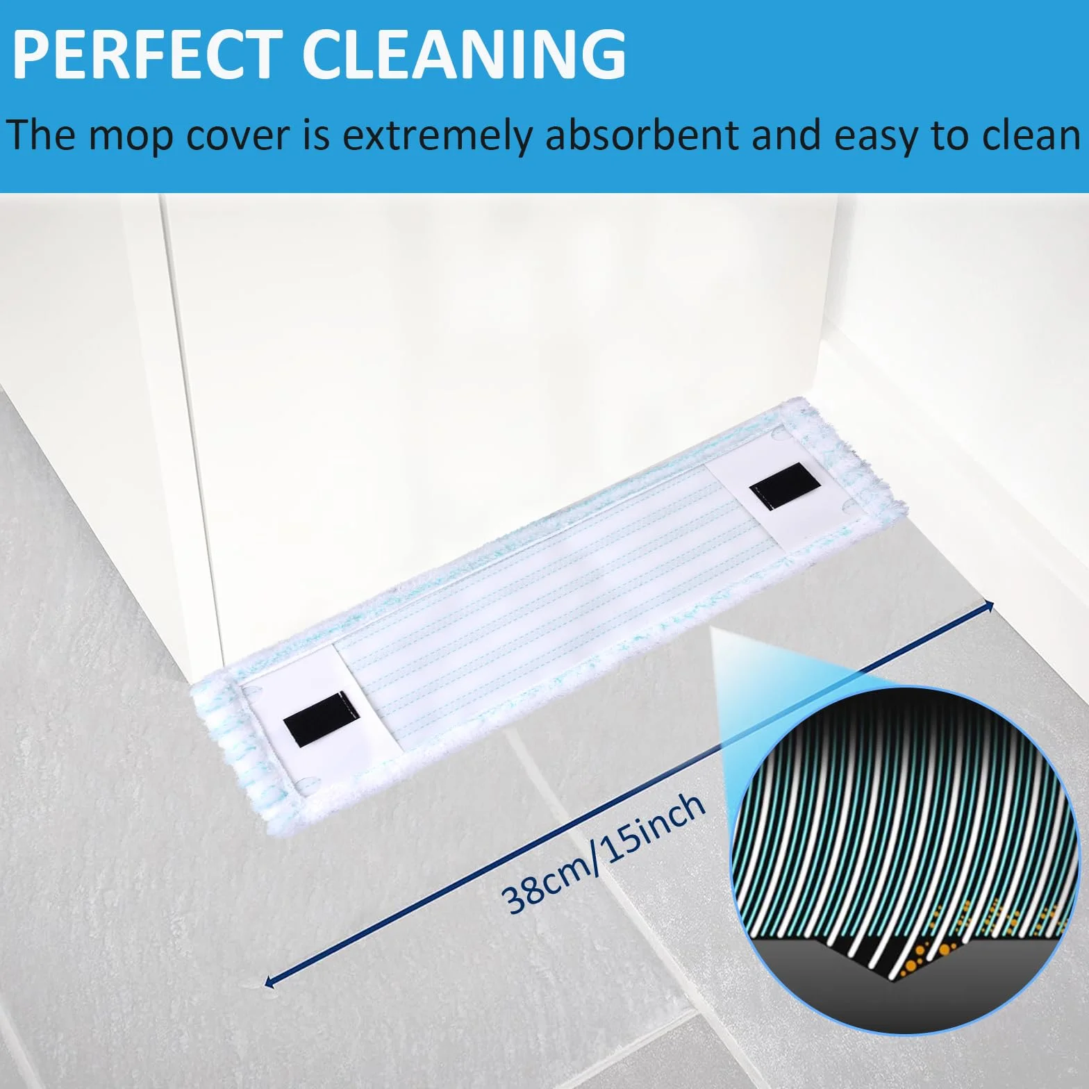 4 Sztuk Wycieraczek Podłogowych do Clean Twist M Ergo 2.0, 2 Rodzaje systemu z mikrofibry, zamiennik do wszystkich podłóg, efektywna absorpcja wody, silne odkażanie