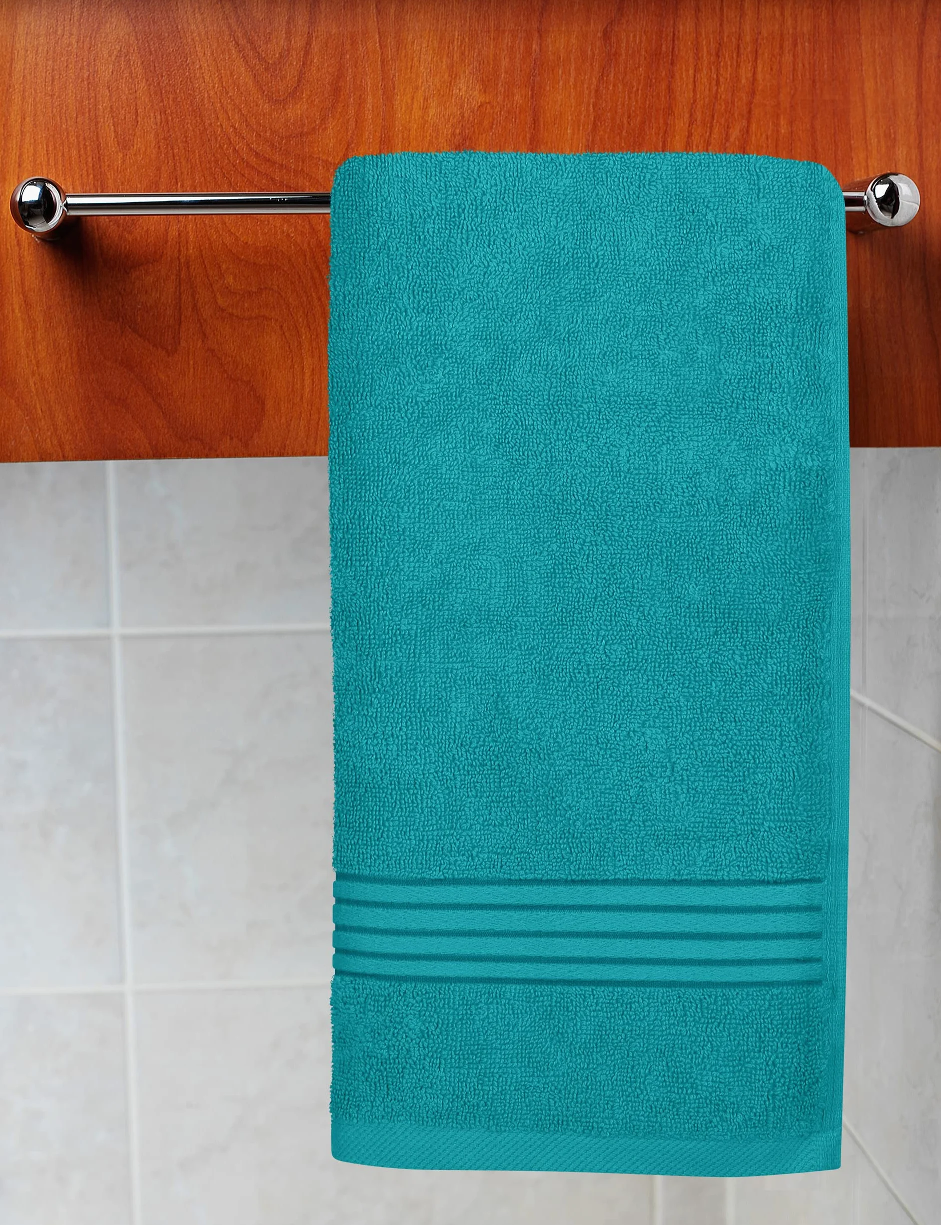 Utopia Towels - ręczniki do rąk - 100% bawełny Ring Spun, bardzo miękkie i wyjątkowo chłonne bardzo duże, grube 41 x 71 cm ręczniki hotelowe, dla gości i spa opakowanie 6 szt. (turkus)