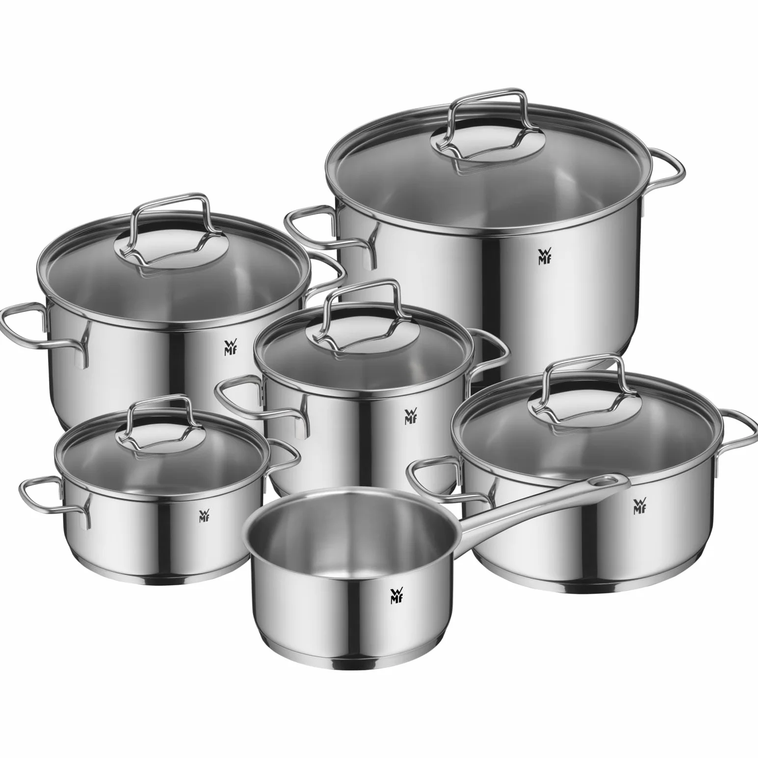 Wmf Astoria Zestaw Garnków, Material, Srebrny, 6 sztuk