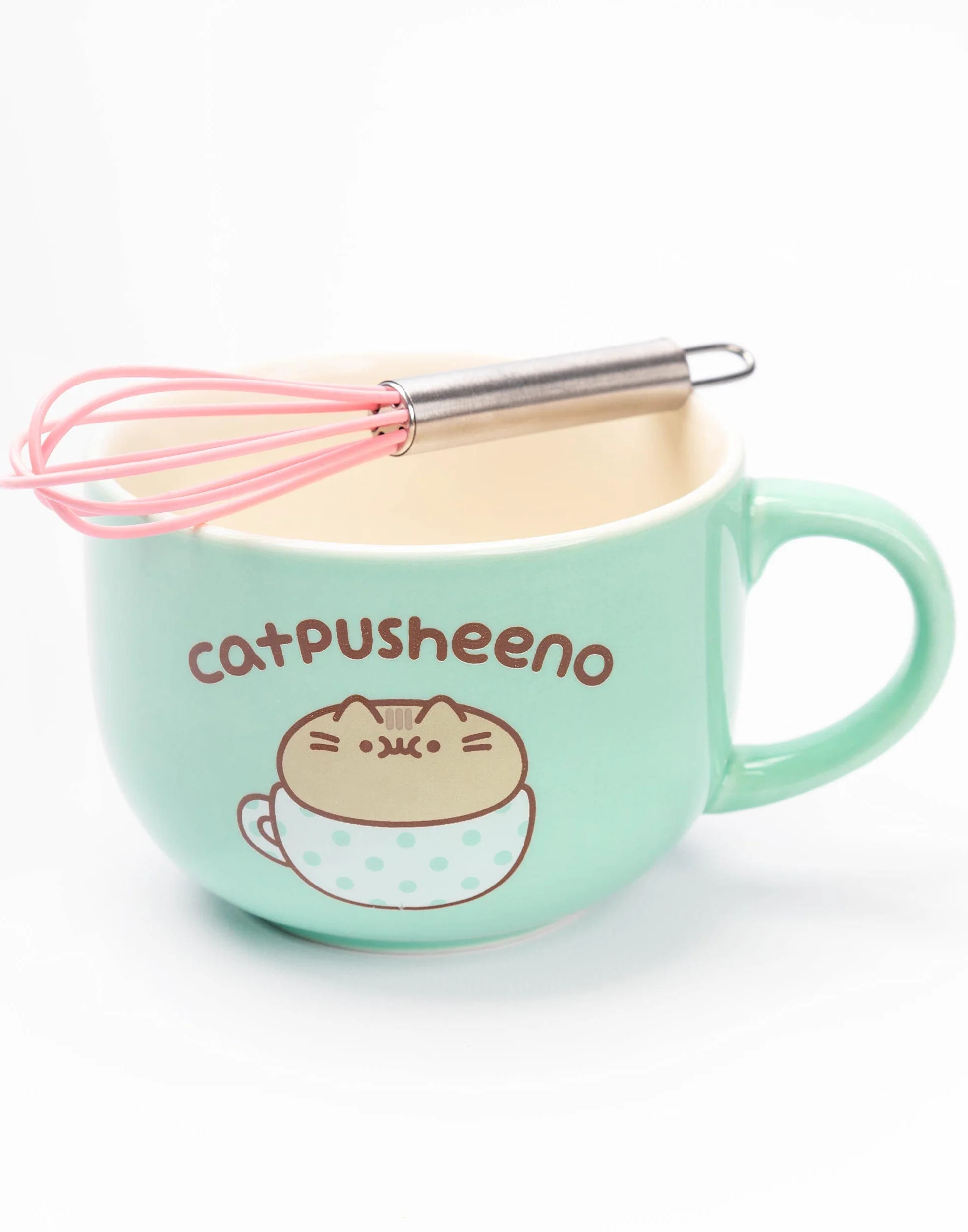 Kubek Catpusheeno Kot Pusheen Wzornik Kawa Tarka Cappuccino Zestaw Cup 17 Oz