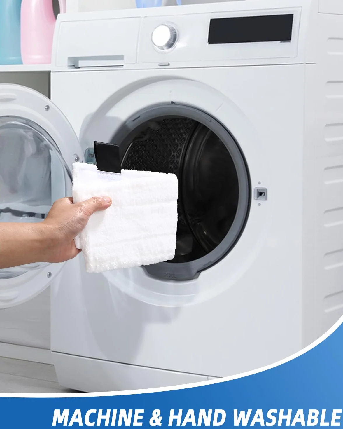 8 Zestaw ściereczek z mikrofibry kompatybilnych z odkurzaczami parowymi EasyFix SC 2, SC 3, SC 4, SC 5, zestaw akcesoriów z mikrofibry(4 ściereczki podłogowe+4 osłony dyszy ręcznej)