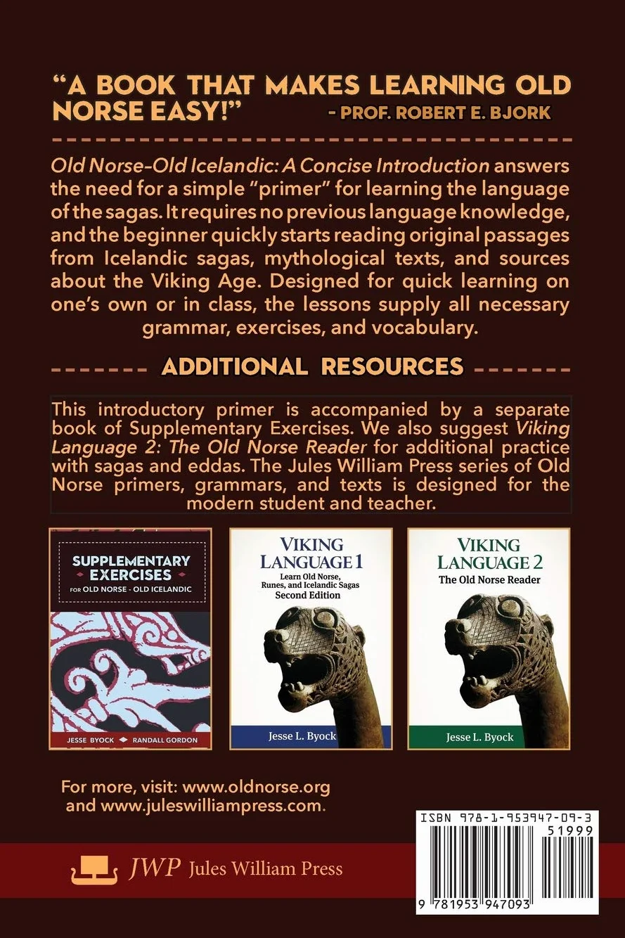 Old Norse - Old Icelandic: Concise Introduction to the Language of the Sagas: 3
