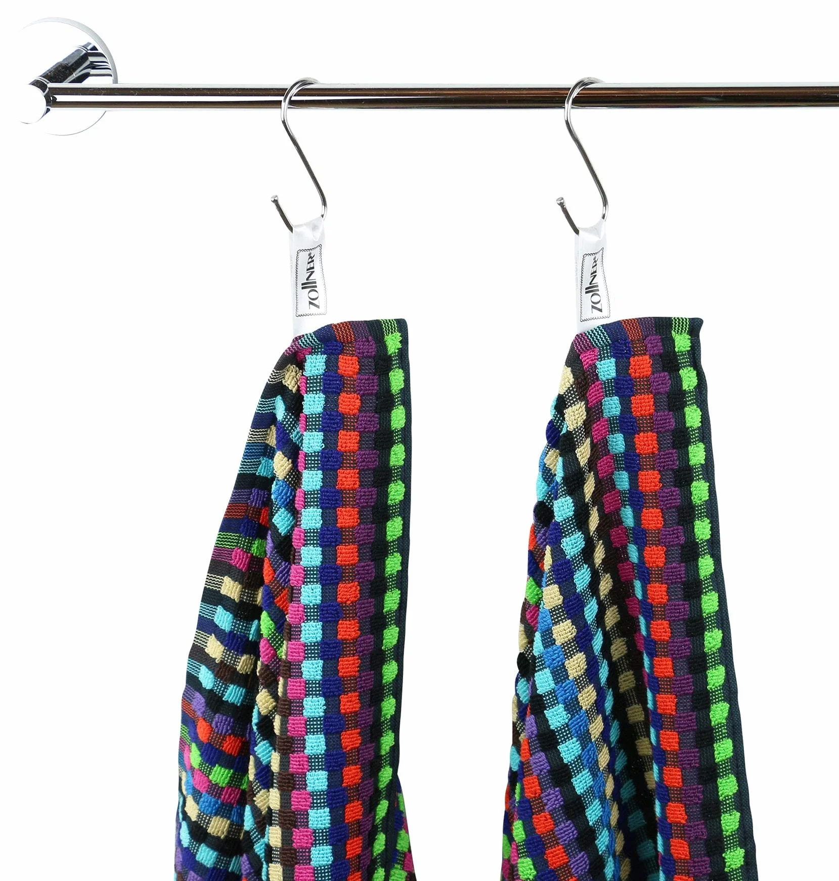 Zollner Zestaw dwóch ręczników kąpielowych 70x140 cm 100% bawełna
