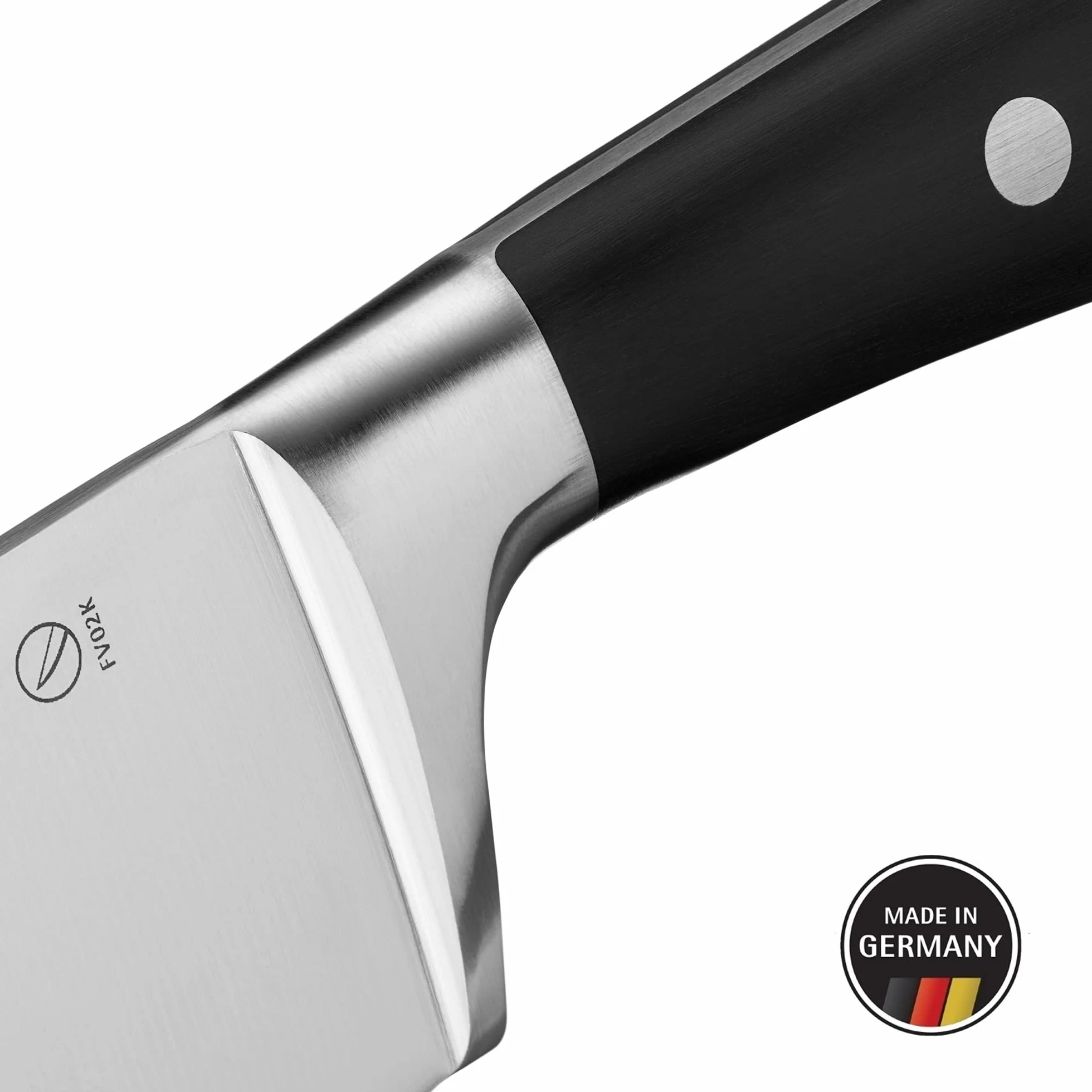 WMF Grand Class Blok na noże z zestawem noży, 6-częściowy, wyprodukowano w Niemczech, kute 5 noży, blok bambusowy, wkład ze szczeciny z tworzywa sztucznego Performance Cut