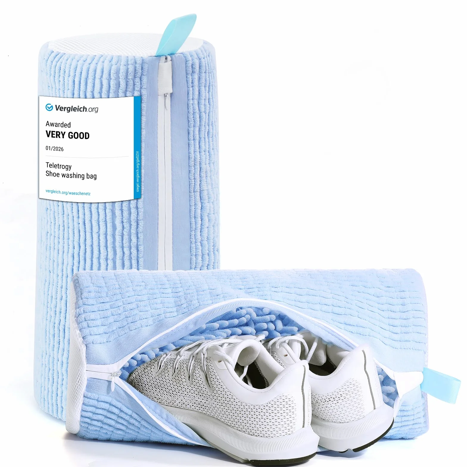 Teletrogy 2 szt. worek do prania buty Sneaker niebieski