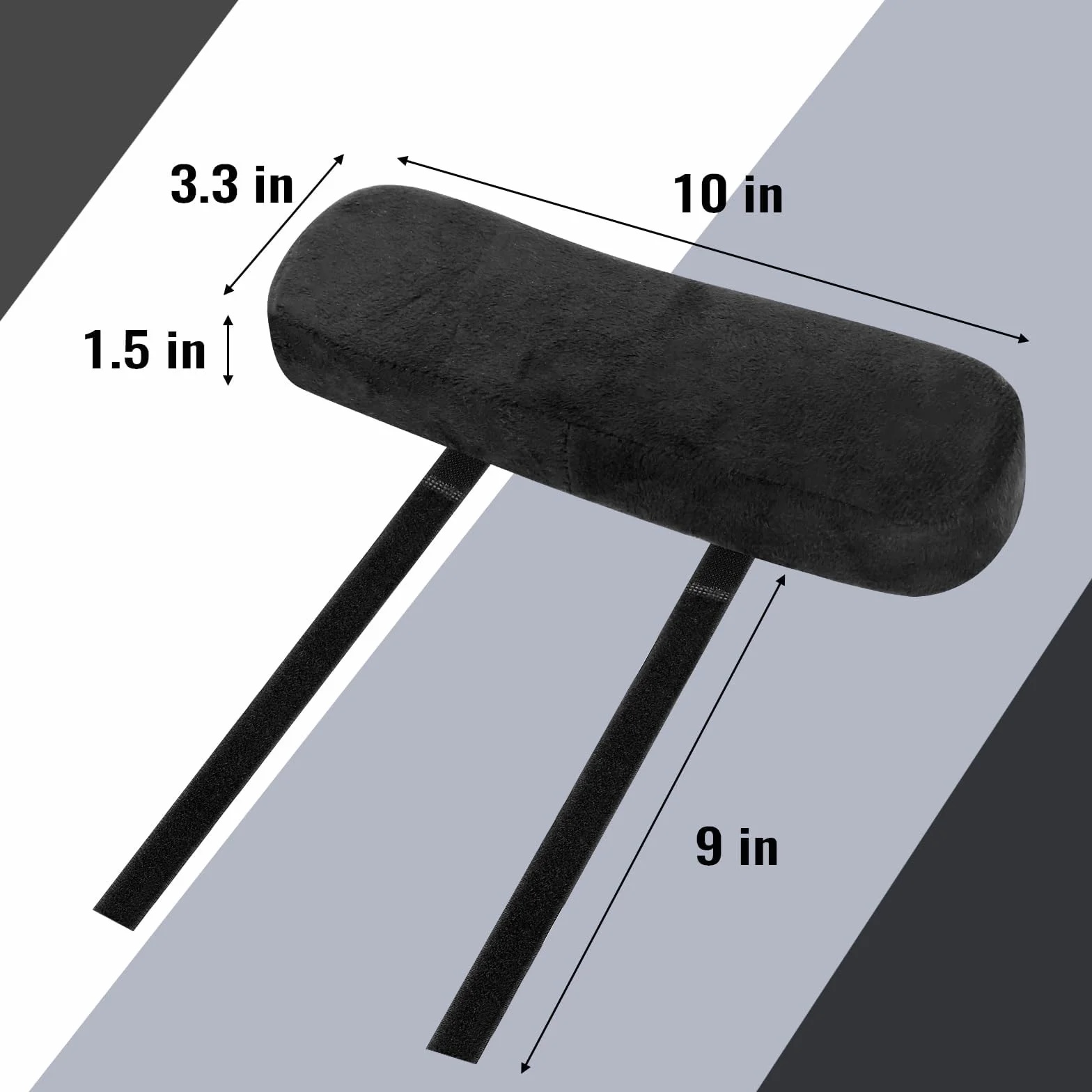 2 poduszki na podłokietniki, ergonomiczne podłokietniki z pianką memory, miękkie do krzeseł biurowych, gamingowych i wózków inwalidzkich