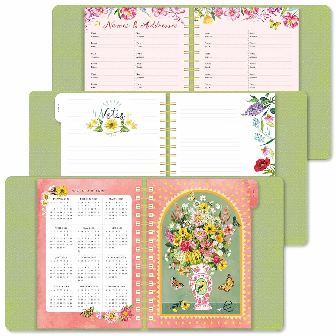 Katie Daisy 2026 Deluxe Weekly Planner: Flowers Always