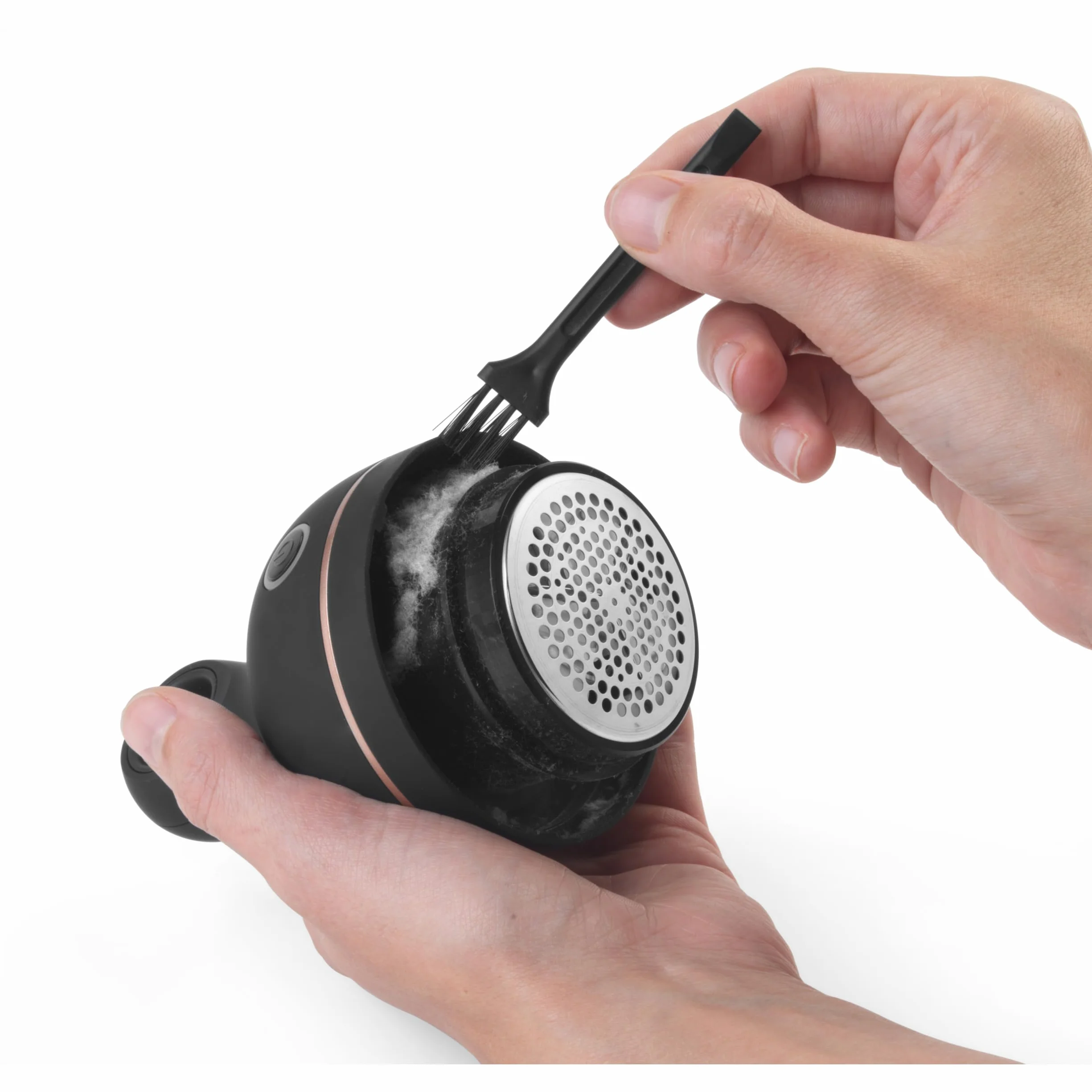 Beldray BEL01034 Cordless Electric Lint Bobble Remover, Rechargeable & Reusable, 45 Minutes Operating Time, Multi Use, XL Head, Suitable Pilling On All Fabrics, Clothing & Upholstery, Rose Gold/Black