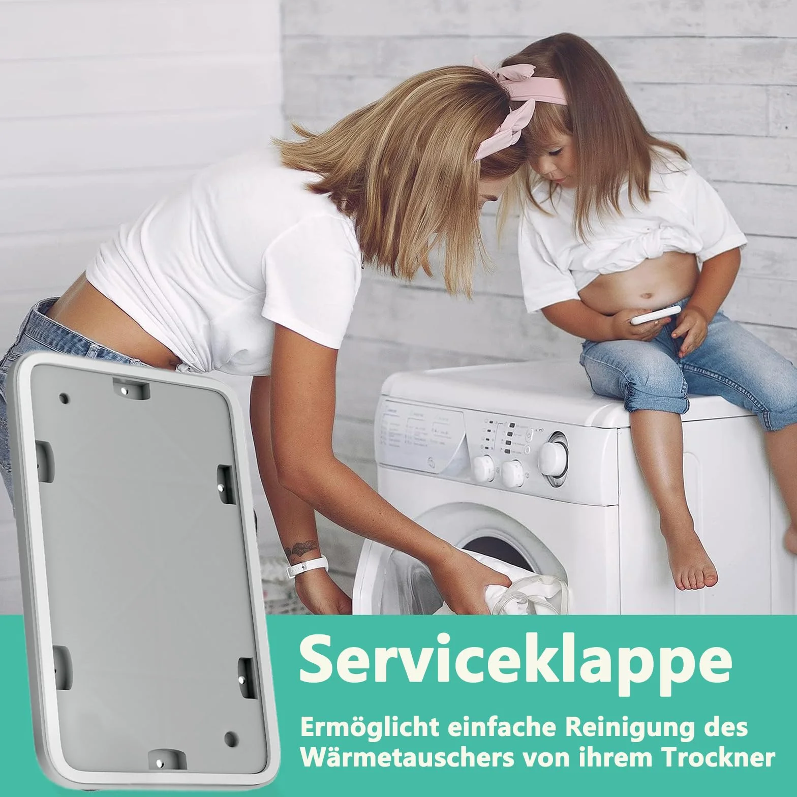 Klapa serwisowa z grzebieniem do czyszczenia kondensatora, seria 646776 i seria 8 oraz 00646776 IQ300 IQ500 IQ700 IQ800, zestaw naprawczy
