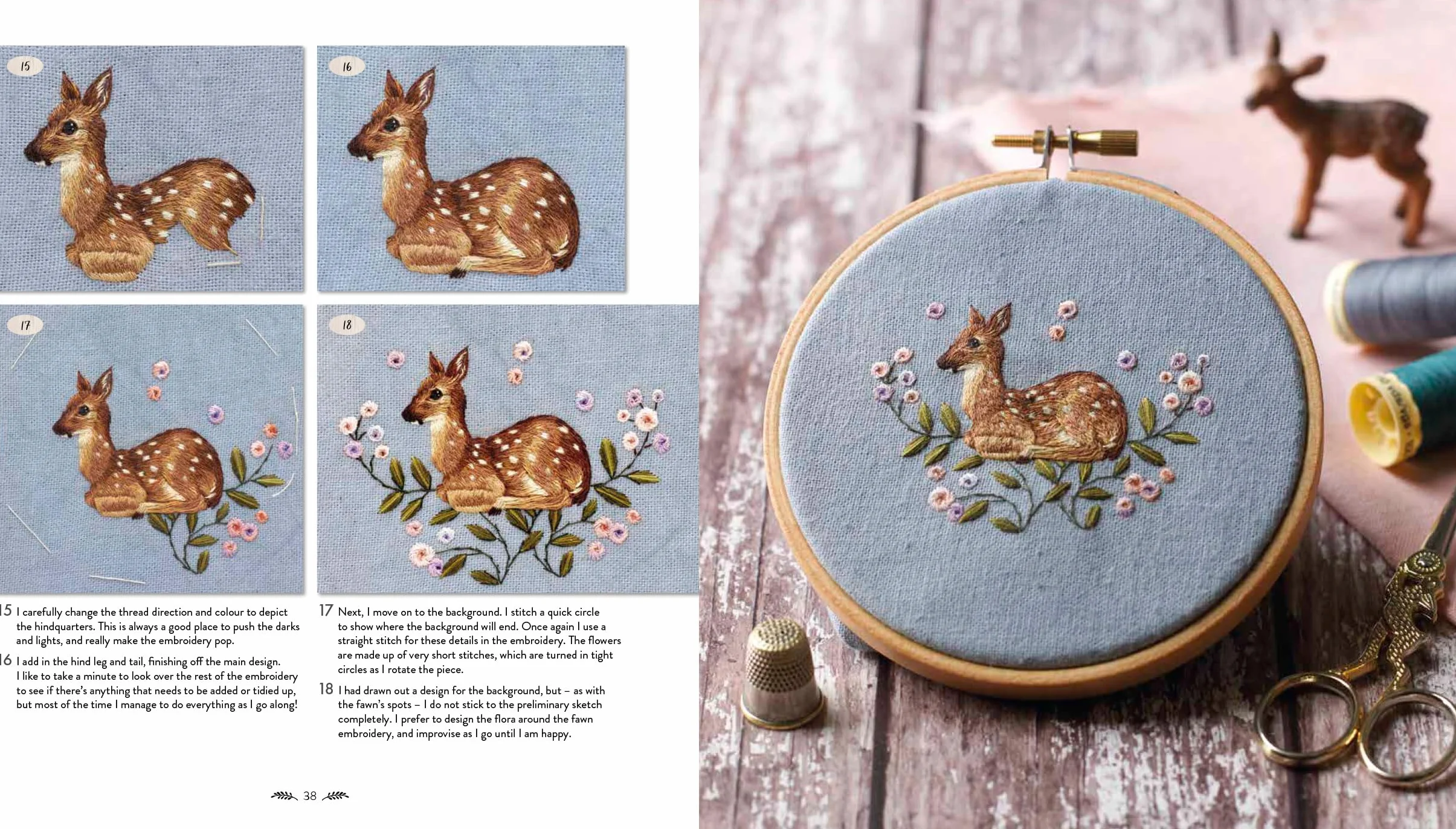 Needlepainted Woodland Animals: Exquisite Embroidered Art