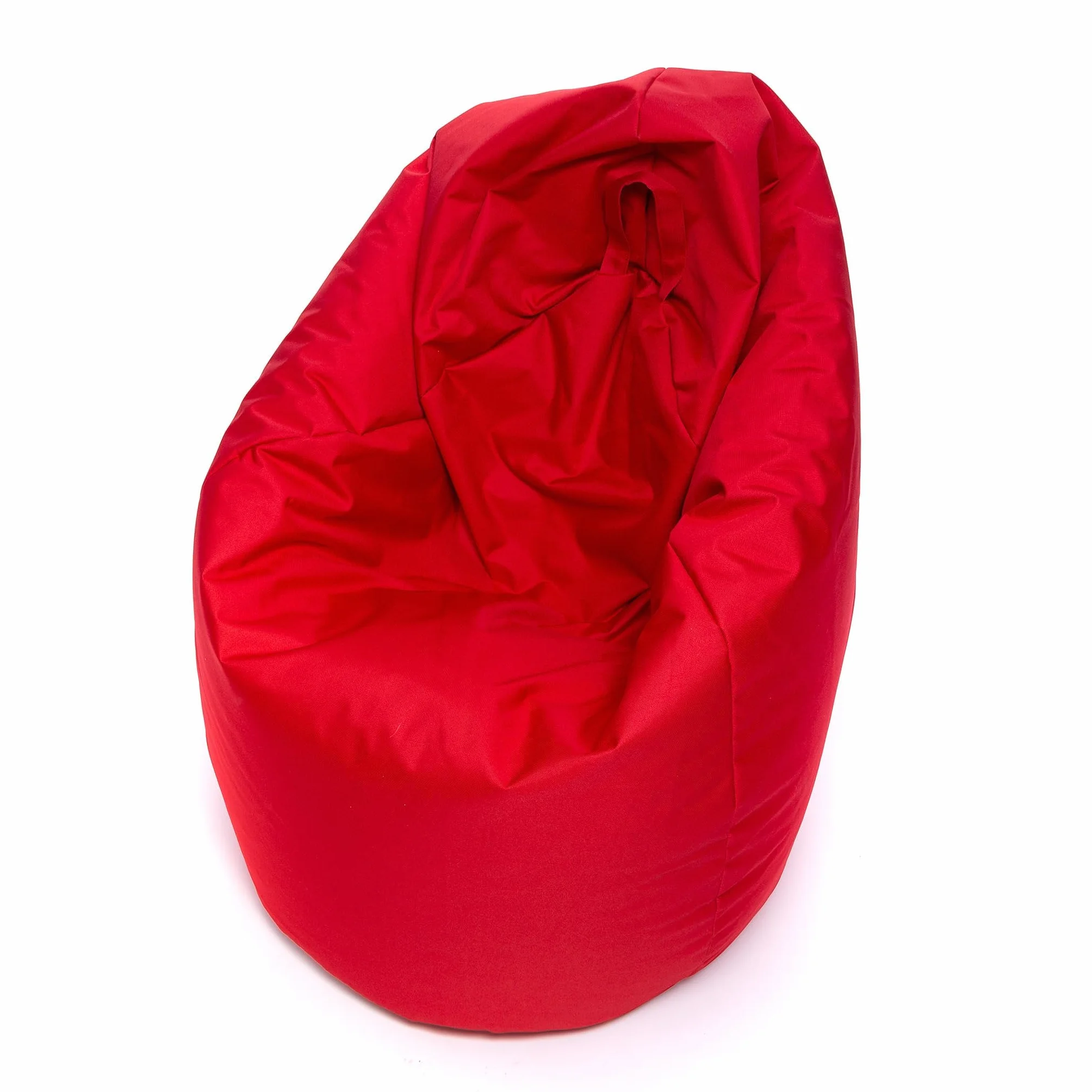 Ecopuf - Sako Pufa Fotel Zewnętrzny - Beanbag do pokoju dziecięcego - Stylowa poduszka z tkaniny - Fotel relaksacyjny - Wyposażenie domu - Rozmiar XL - 85x135cm - Czerwony Nc12
