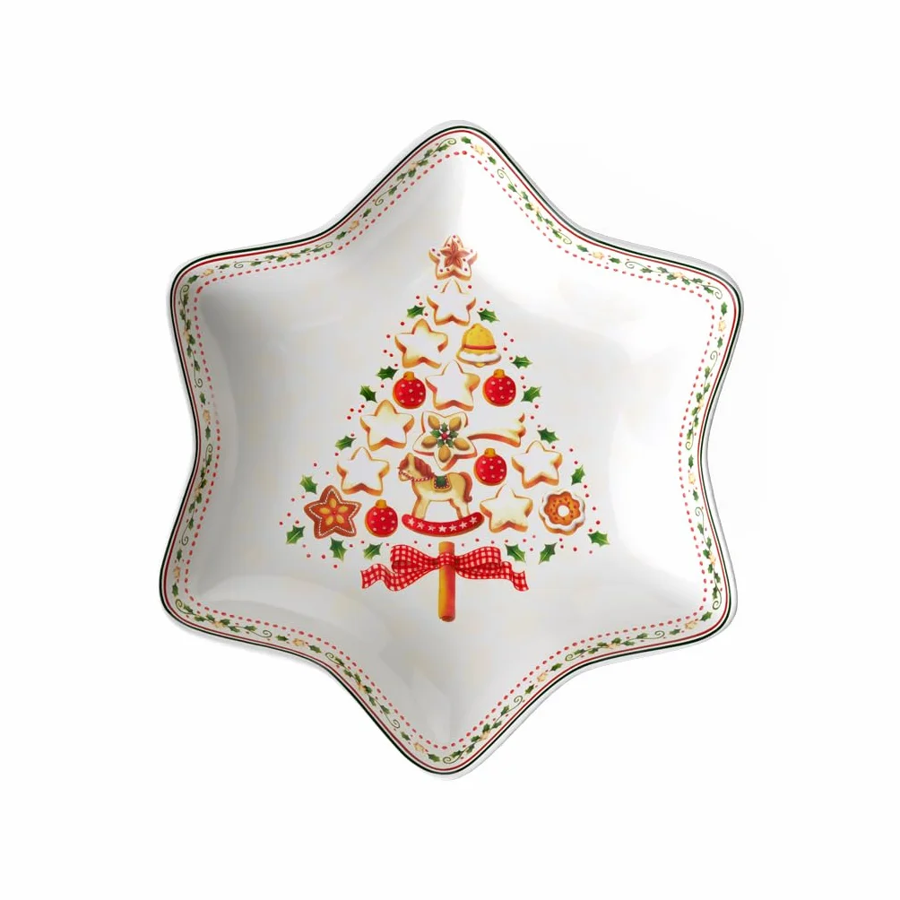 Villeroy & Boch Winter Bakery Delight Miska, Wielokolorowy, Ø 24.5 cm