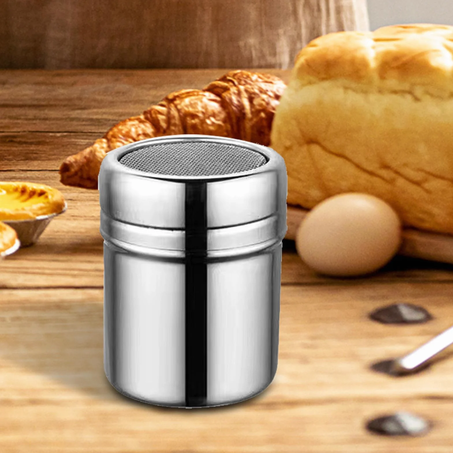 Shaker do proszku z pokrywką – butelka do mąki w proszku | do soli, przypraw, cukru i mąki
