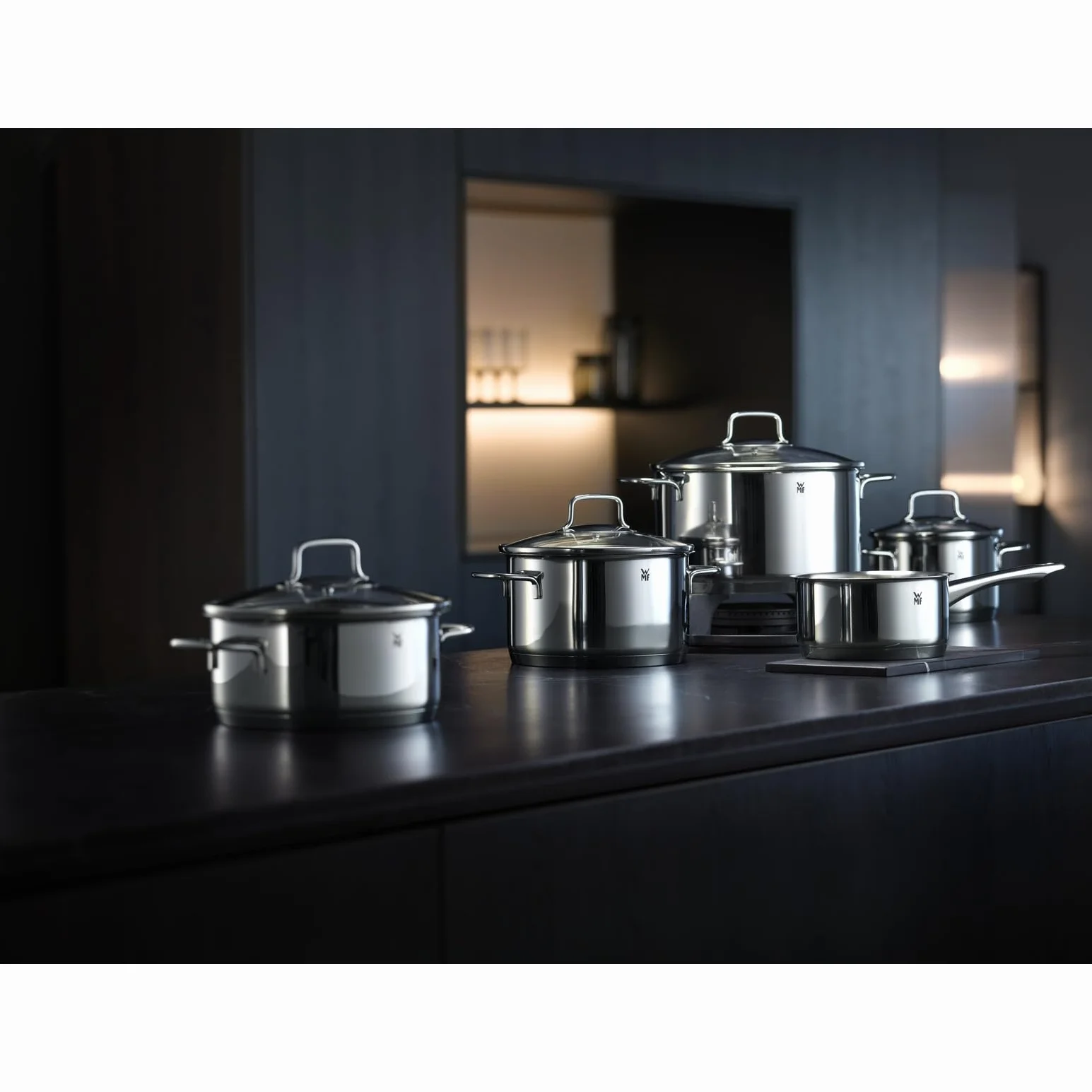 Wmf Astoria Zestaw Garnków, Material, Srebrny, 6 sztuk