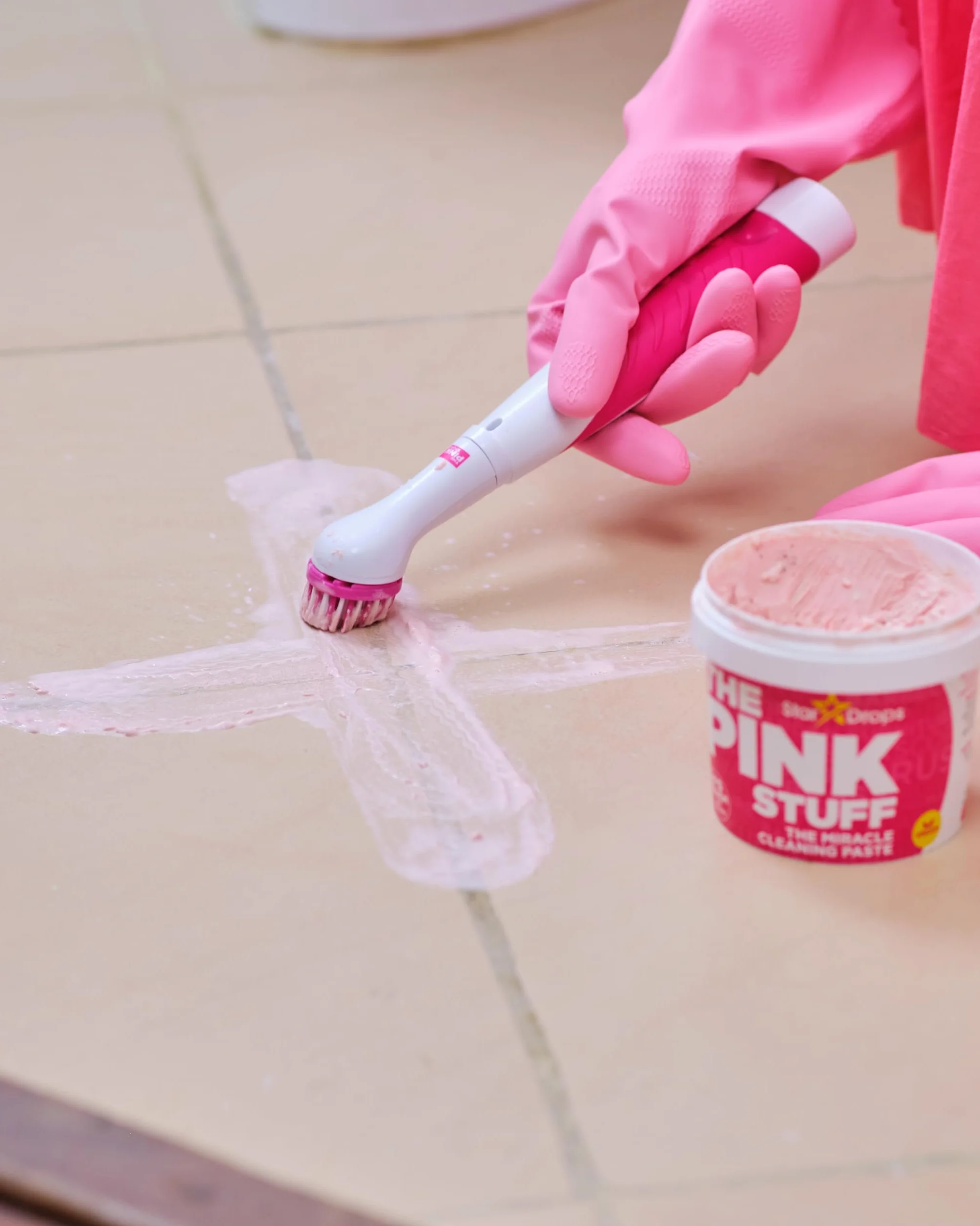 Stardrops The Pink Stuff - The Miracle Scrubber Kit - 4 głowice szczotki do czyszczenia